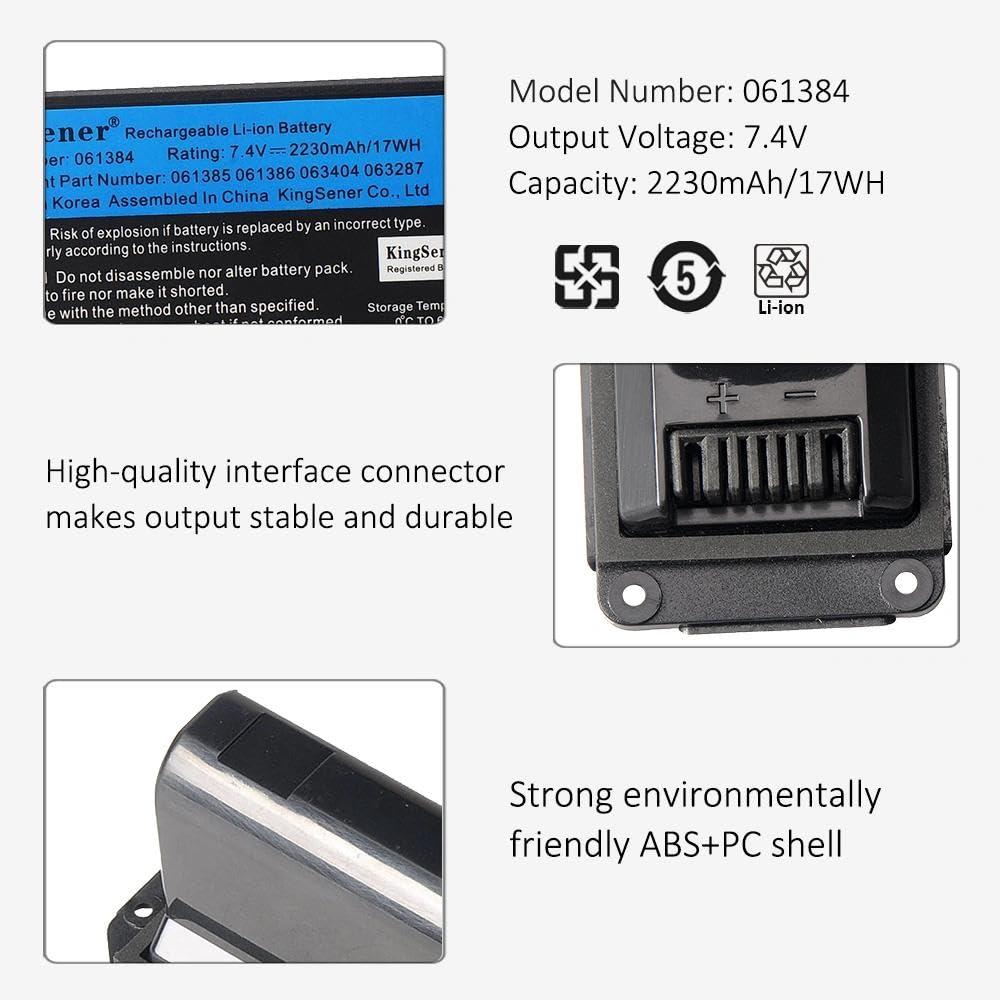 KingSener 061384 061385 Battery 061384 061386 063287 for Bose Soundlink Mini I Mini Gen 1 Speaker US Version bateria para 413295 61385 61384 61386 63287 - Image 8