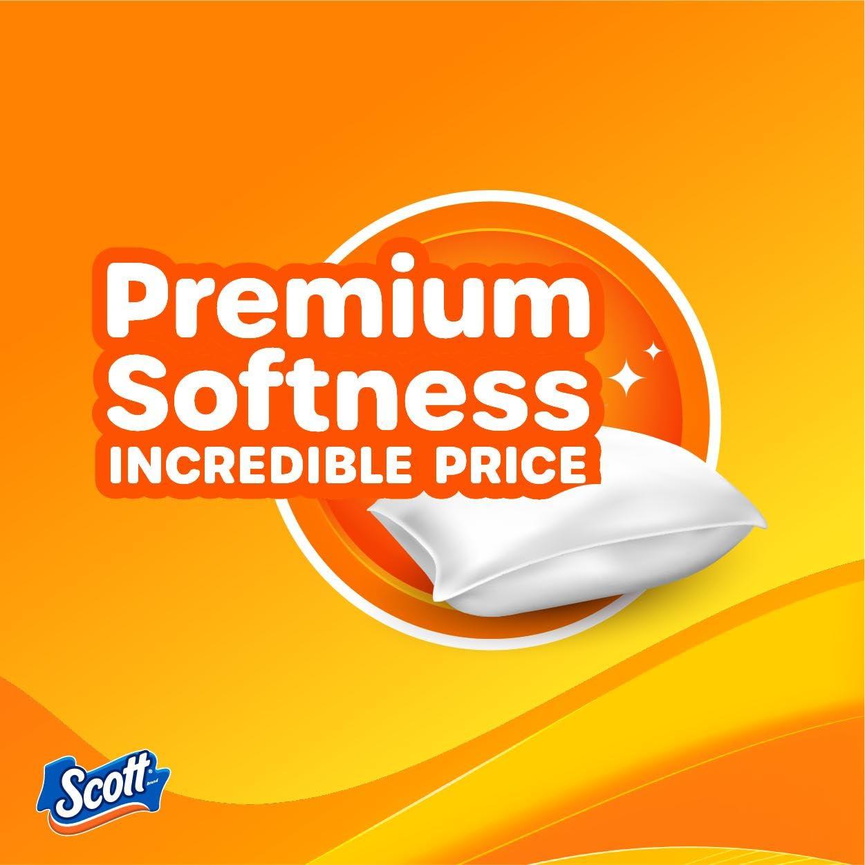 Scott ComfortPlus Toilet Paper with Soft Lavender Scented Tube, 12 Mega Rolls, 310 Sheets per Roll, Septic-Safe, 1-Ply Toilet Tissue - Image 7