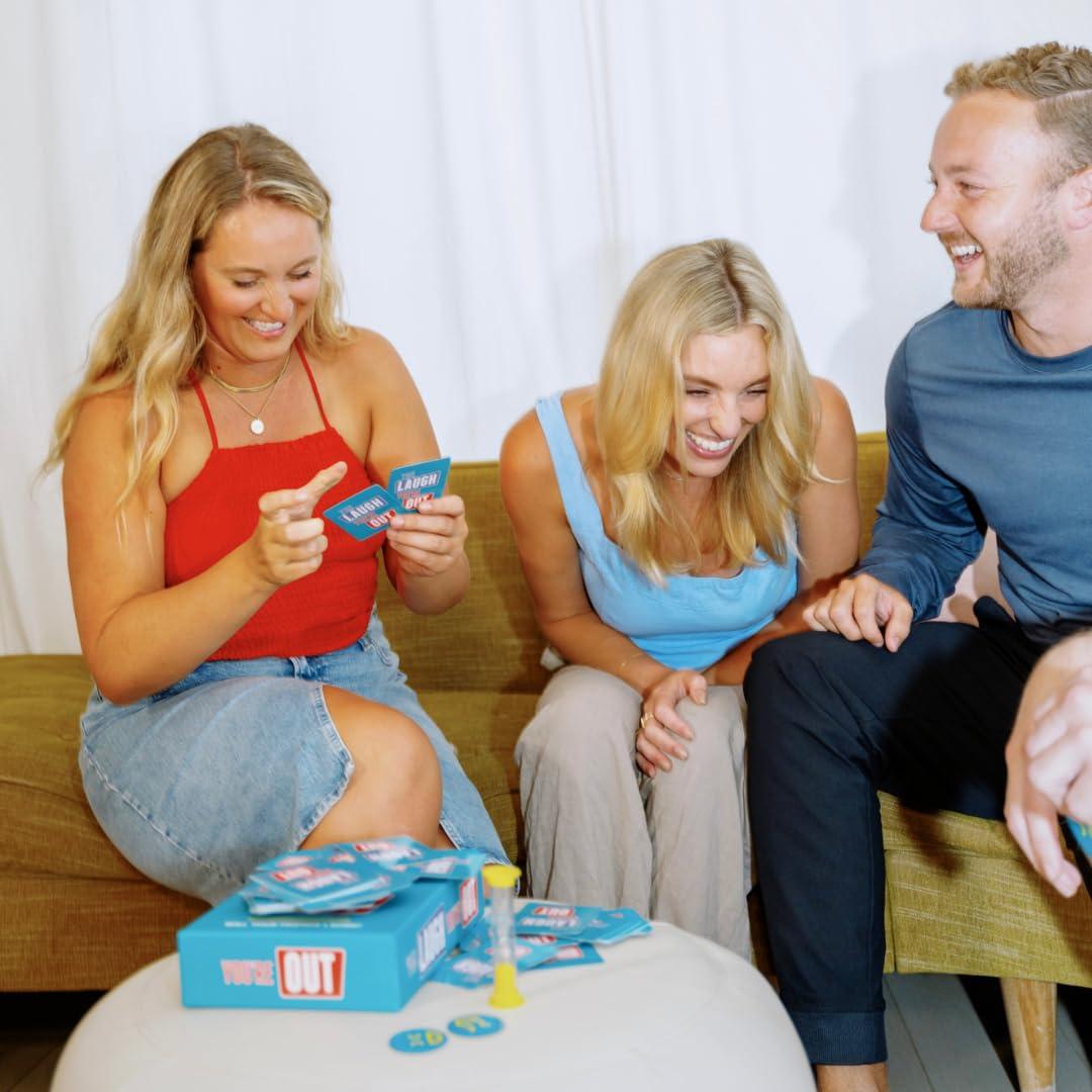 You Laugh You're Out A Party Game with Hilarious Charades Family Card Games for Adults & Kids, 125 Prompt Cards Fun Card Games for Family Game Nights, Graduation Gifts, Gatherings, & Parties Ages 14+ - Image 8