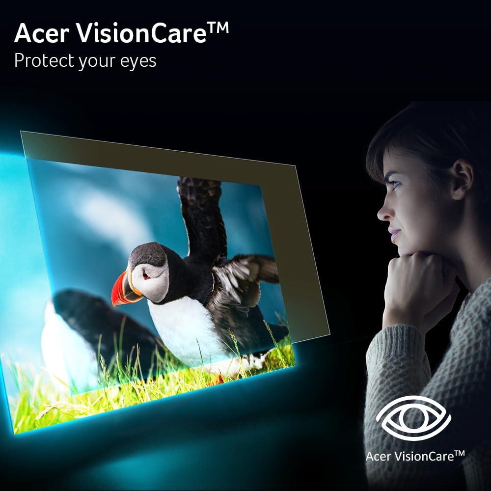 Acer SH242Y Ebmihx 23.8" FHD 1920x1080 Home Office Ultra-Thin IPS Computer Monitor AMD FreeSync 100Hz Zero Frame Height/Swivel/Tilt Adjustable Stand Built-in Speakers HDMI 1.4 & VGA Port - Image 10