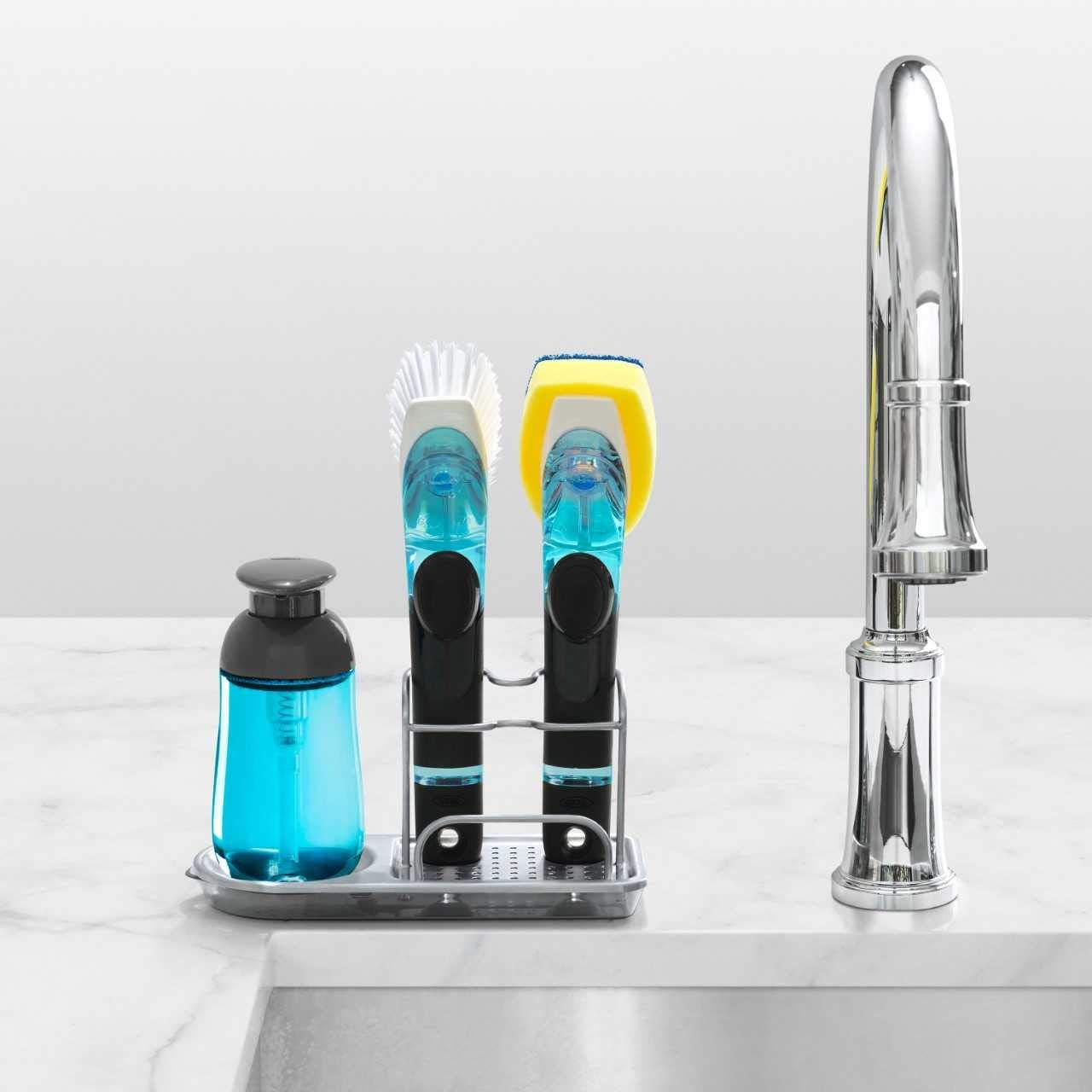 OXO Good Grips Soap Dispensing Dish Scrub Refill - Image 8