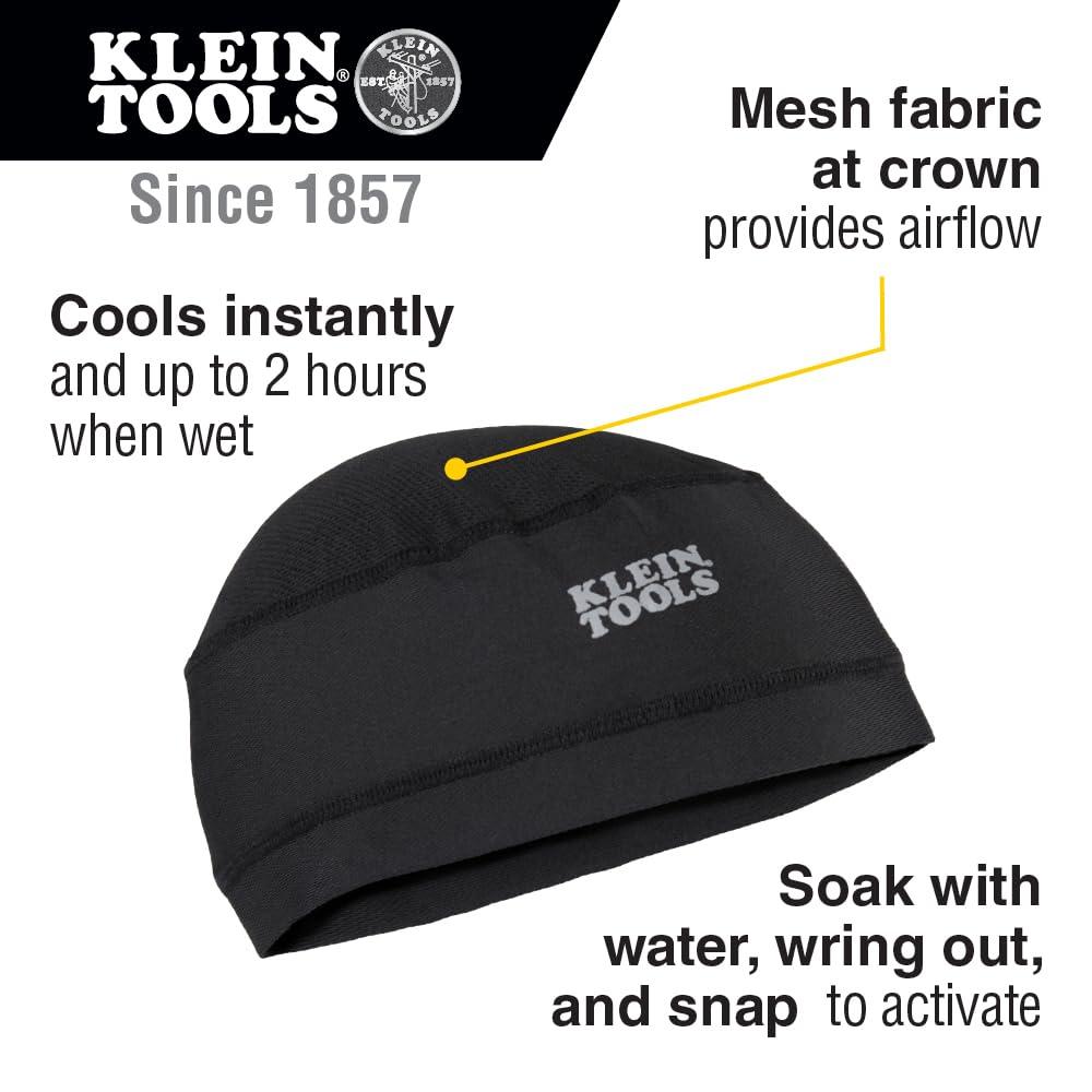 Klein Tools 60181 Cooling Helmet Liner, Under Hard Hat Cap with Mesh Fabric at Crown - Image 2