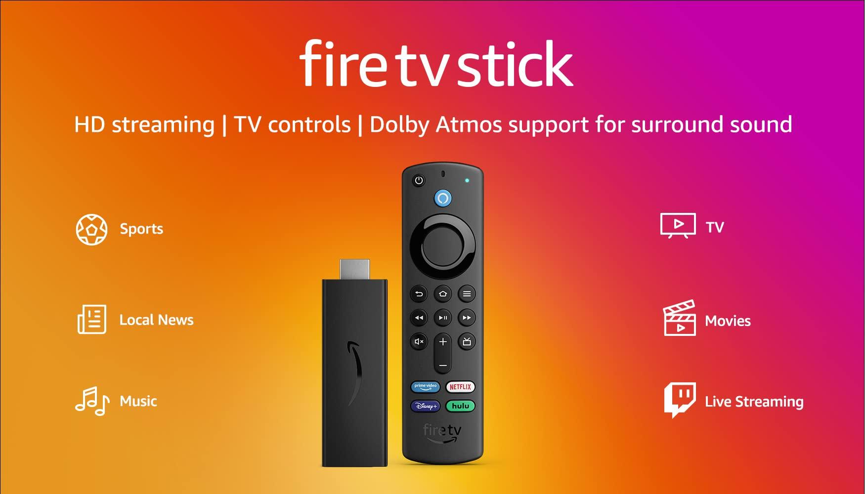 Amazon Fire TV Stick, sharp picture quality, fast streaming, free & live TV, Alexa Voice Remote with TV controls - Image 12