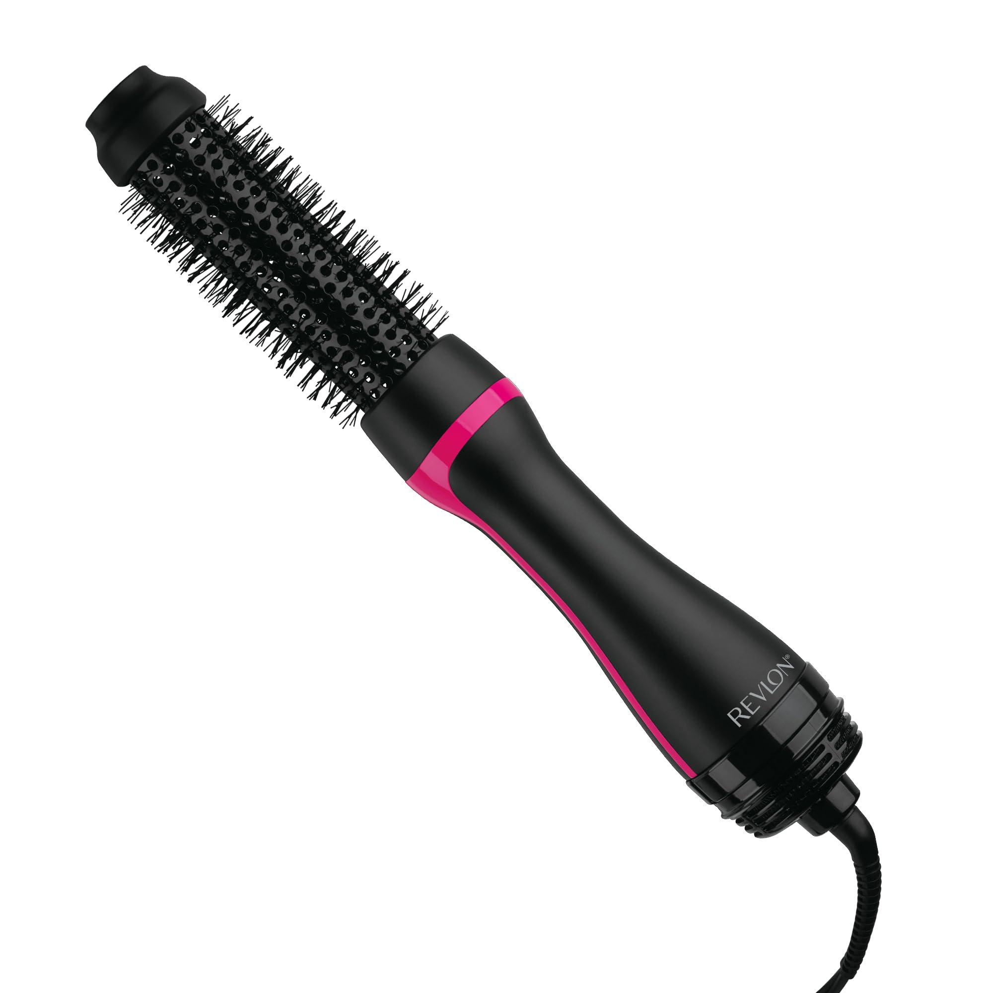 REVLON One-Step Hair Dryer and Styler - Root Booster Round Brush for Styling, Dryer Brush for Fast and Easy Salon-Quality Blowout, More Shine and Less Frizz (1-1/2 in) - Image 1