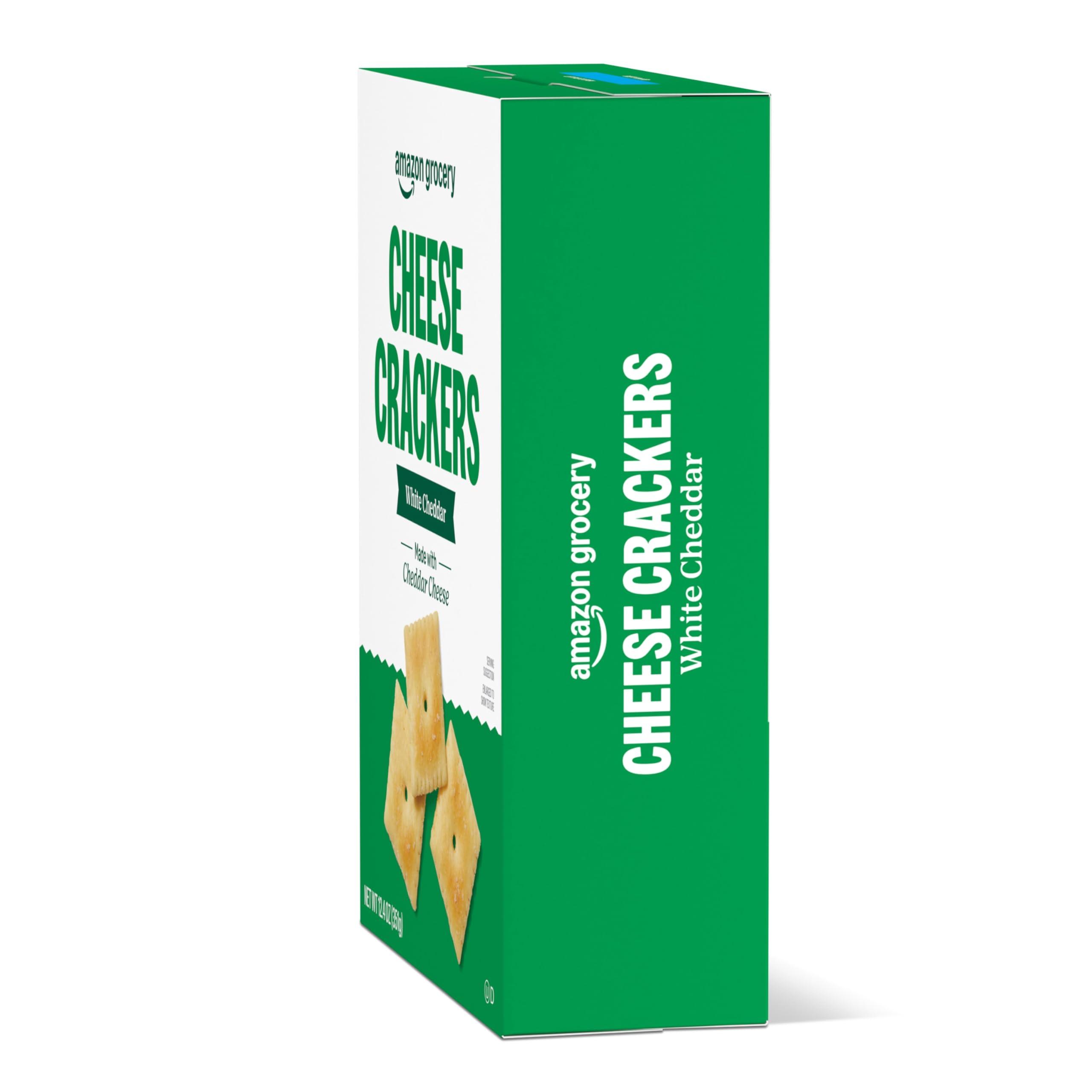 Amazon Grocery, White Cheddar Cheese Crackers, 12.4 Oz (Previously Happy Belly, Packaging May Vary) - Image 5
