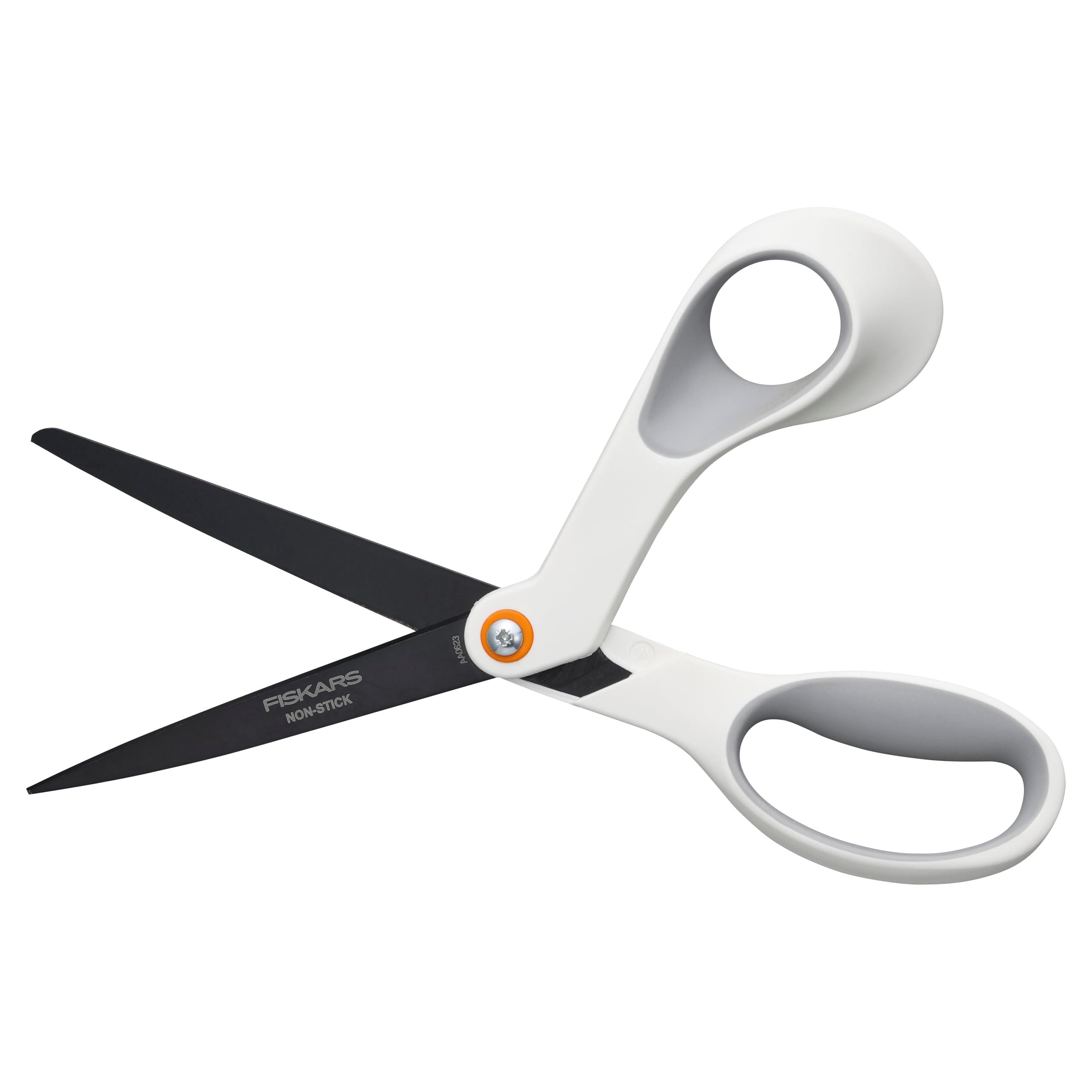 Fiskars 8" Comfort Grip Non-stick Titanium All Purpose Scissors - - Image 5