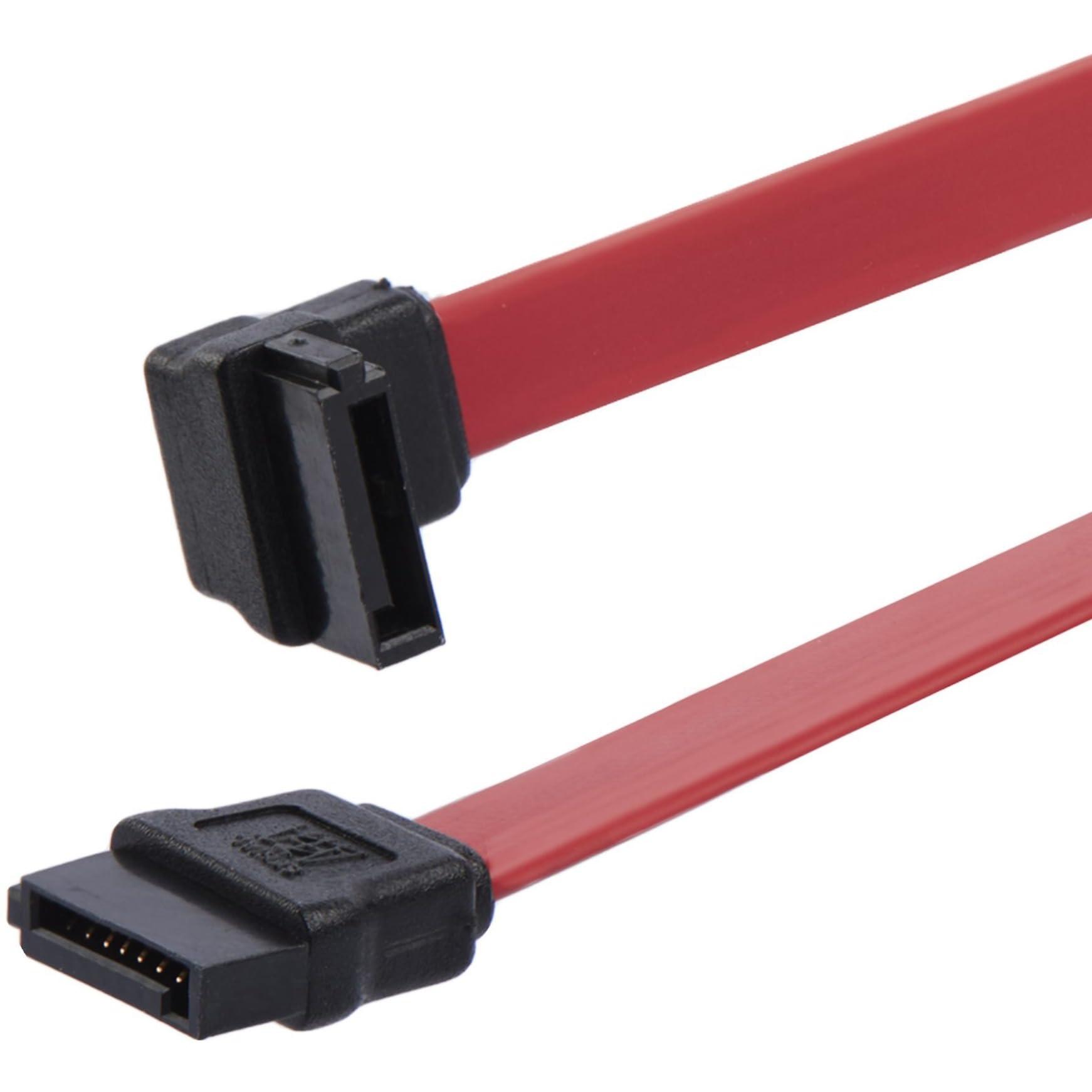 StarTech SATA6LA1 6-Inch SATA to Left Angle SATA Serial ATA Cable
