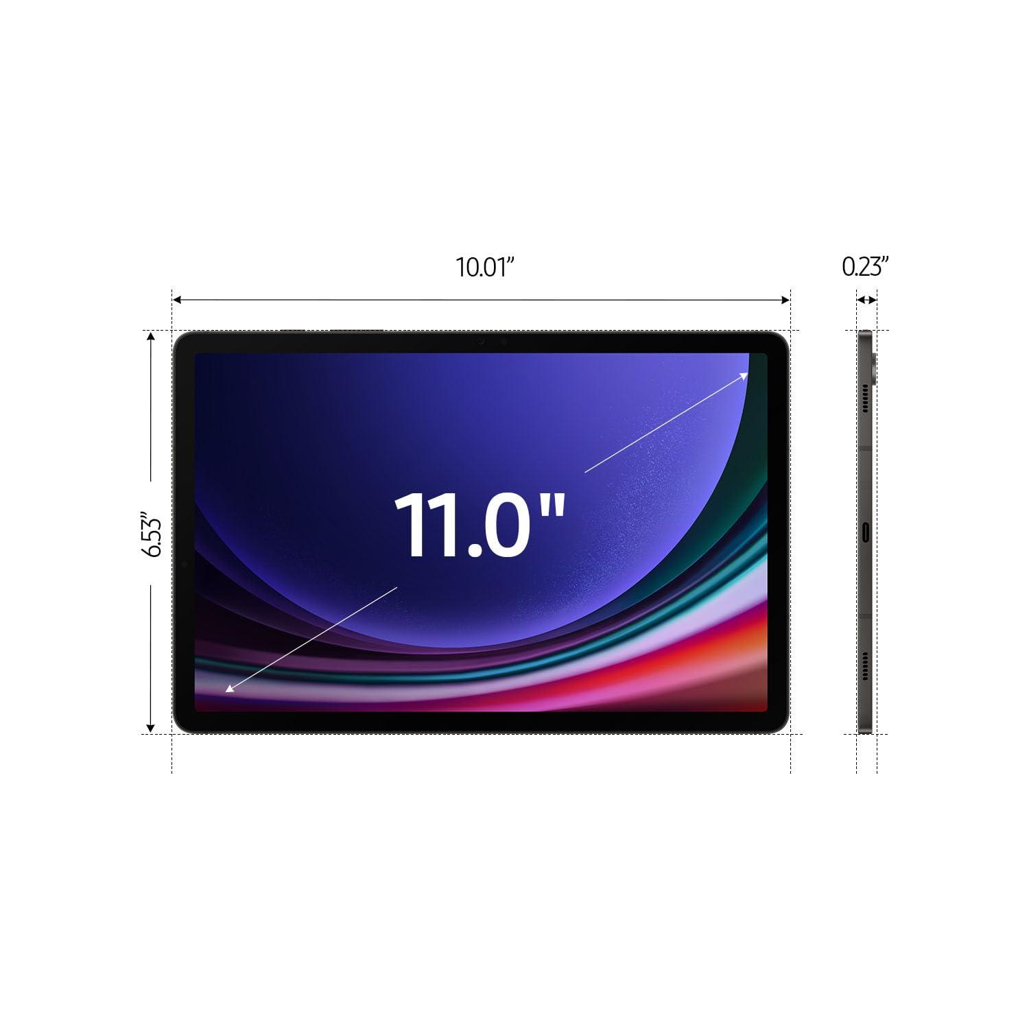 Samsung Galaxy Tab S9 11” 256GB WiFi 7 Android AI Tablet, Snapdragon 8 Gen 2 Processor, AMOLED Screen, Durable Design, S Pen Included, Long Battery Life, Auto Focus Camera, US Version, 2023, Graphite - Image 2