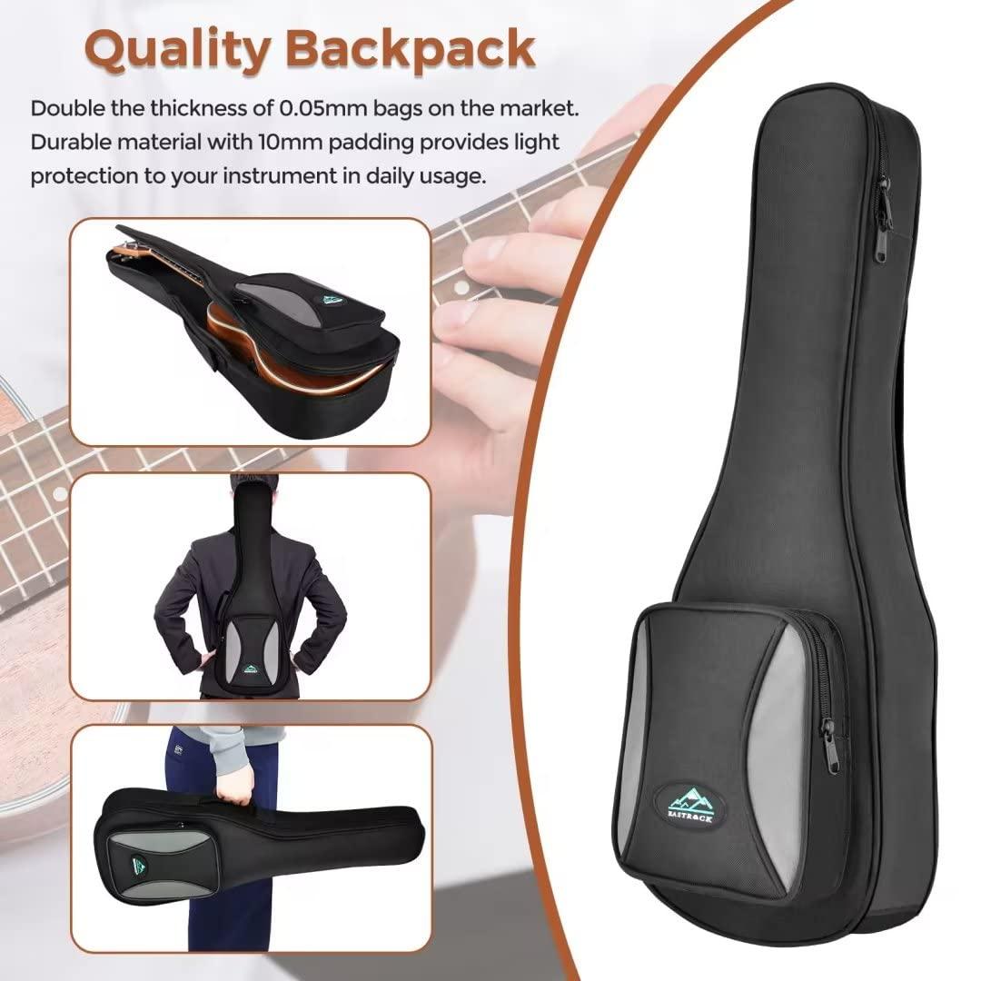 EASTROCK Concert Ukelele Sapele Beginner 23 inch Ukulele Big Package Kit. Ukulele Ukalalee Suitable for adults, Beginners. (23-Sapele) - Image 6