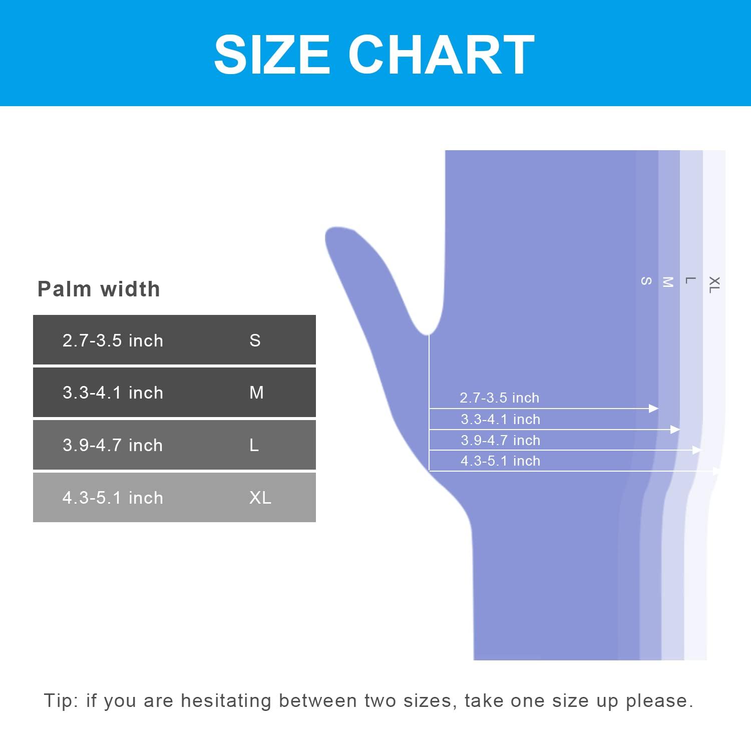 FINITEX Ice Blue Nitrile Exam Gloves - Powder-free, 1000 PCS Medical & Home Cleaning Gloves - Image 6