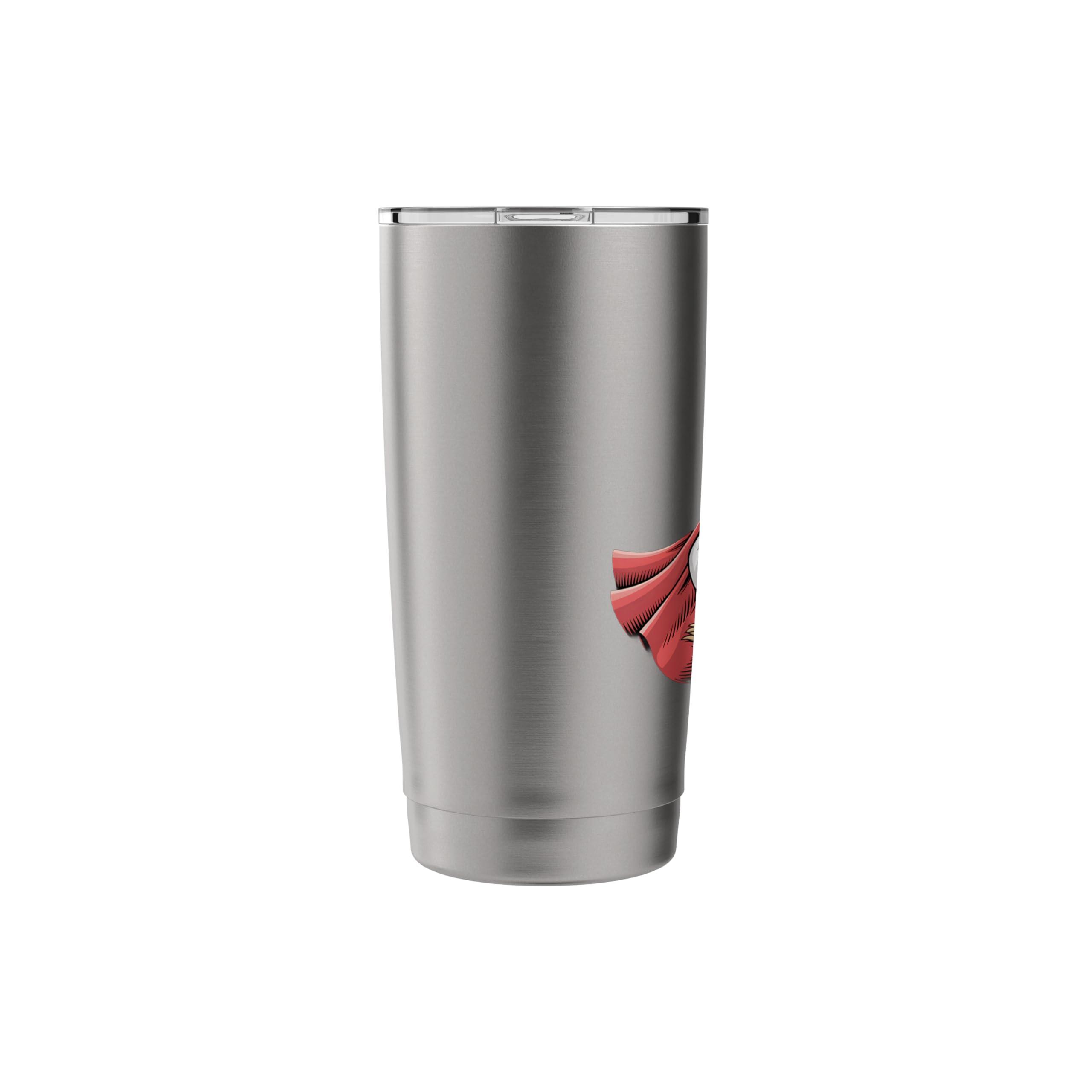 All Food Must Go to the Lab Funny Superhero Dog Stainless Steel Insulated Tumbler - Image 5