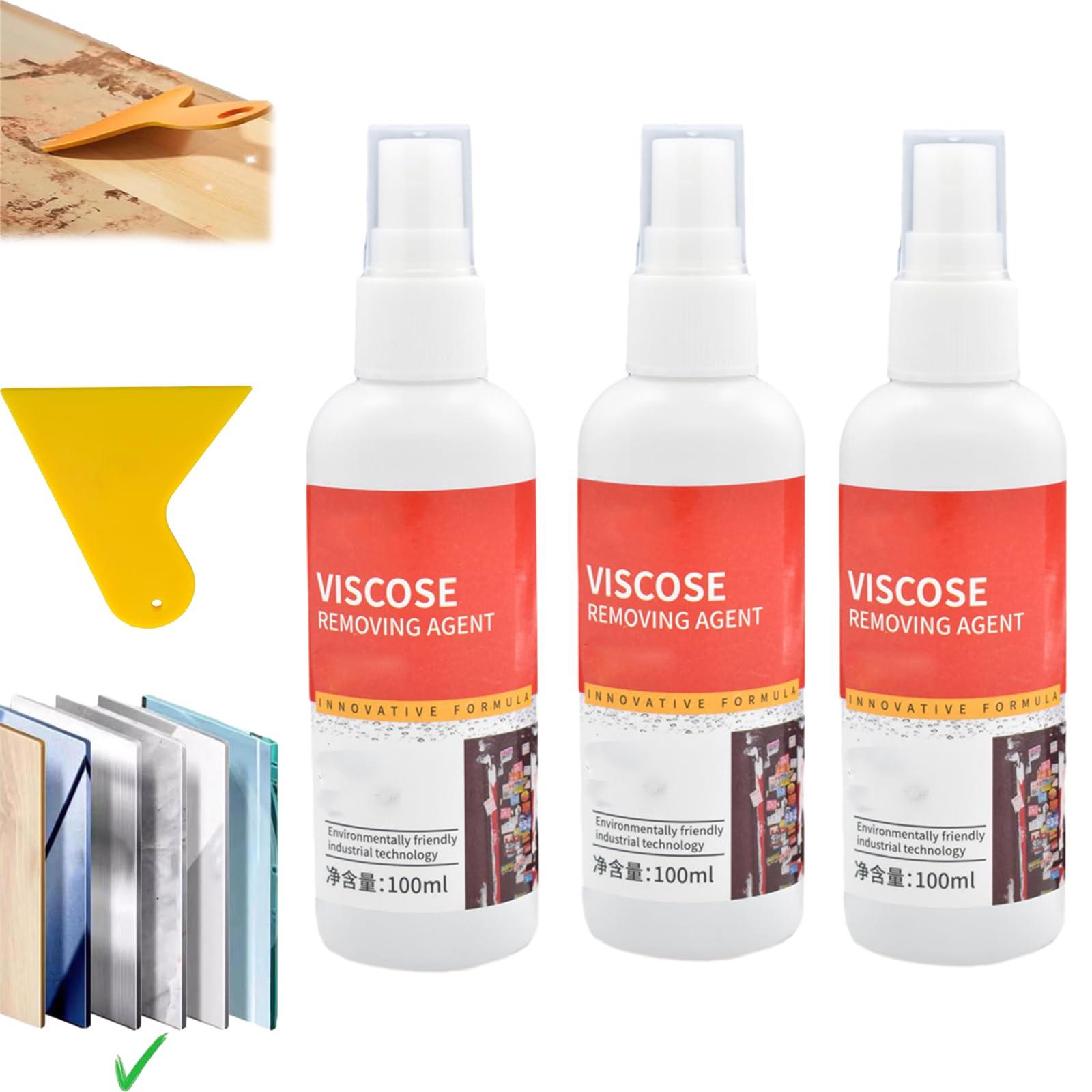 bonool Multipurpose Adhesive Remover, Adhesive Remover Spray for Label Sticker Residue, Multifunctional Adhesive Glue Remover, All Purpose Adhesive Glue Remover (3 Pcs)