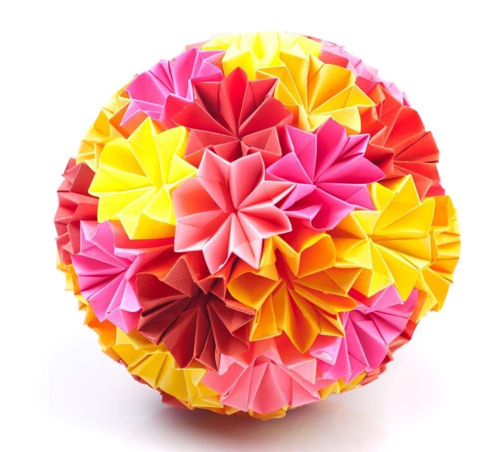 BUBU Origami Paper Kit 1000 Sheets 6 Inch Square Double Sided Color 20 Vivid Colors for Beginners Trainning and School Craft Lessons - Image 4