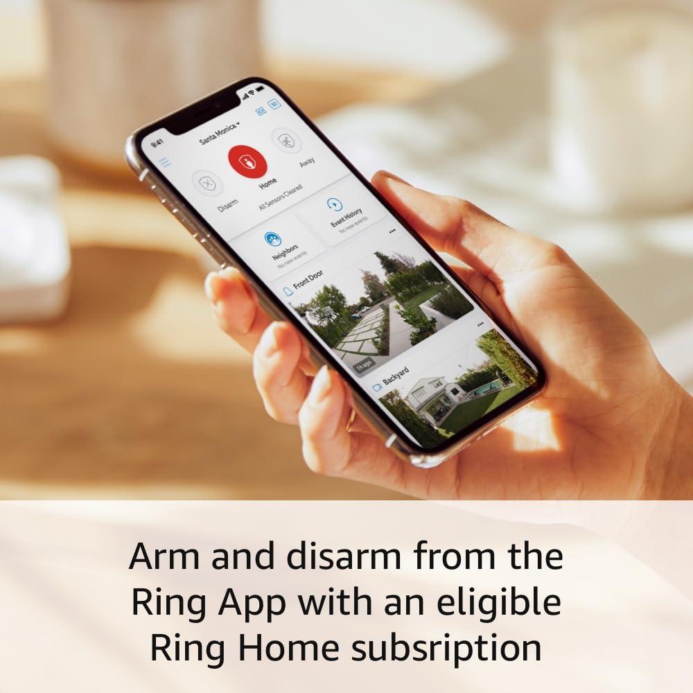 Ring Alarm 5-Piece Kit – Wireless Smart Home Security System | Expandable | Easy Setup | Mobile App Control | 24/7 Professional Monitoring | Alexa Compatible - Image 3