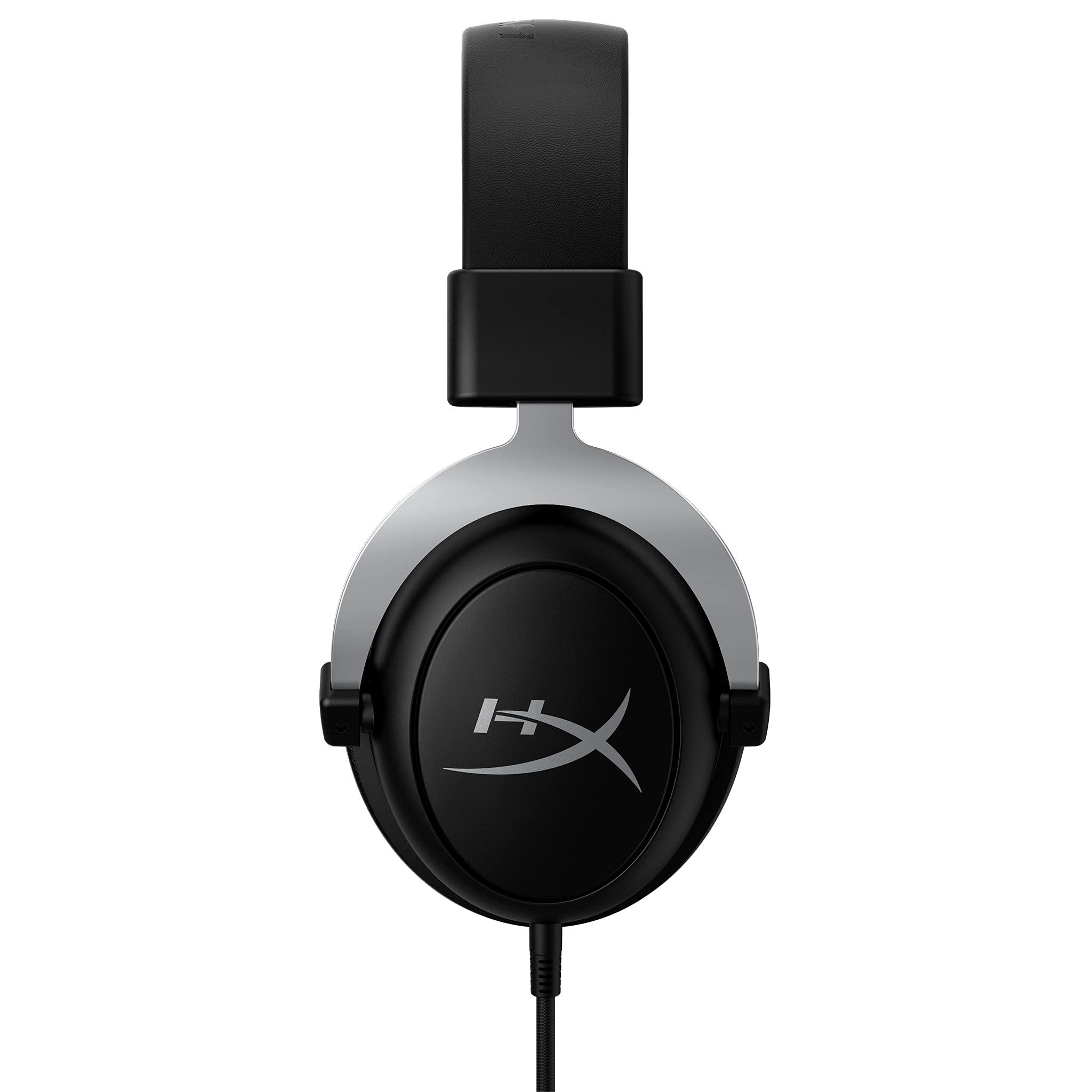 HyperX CloudX, Official Xbox Licensed Gaming Headset, Compatible with Xbox One and Series X|S, Memory Foam Ear Cushions, Detachable Noise-Cancelling Mic, in-line Audio Controls,Black/ Silver - Image 2