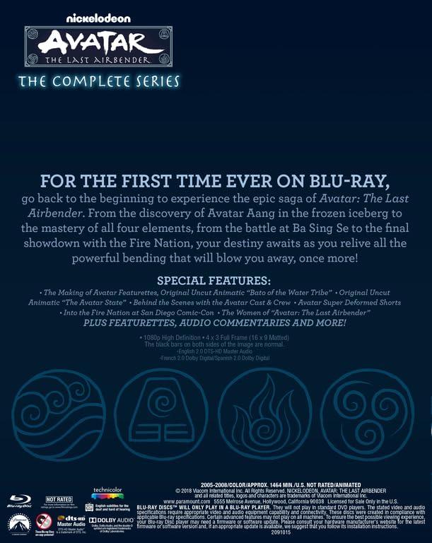 Avatar - The Last Airbender: The Complete Series [Blu-ray] (Packaging May Vary) - Image 2
