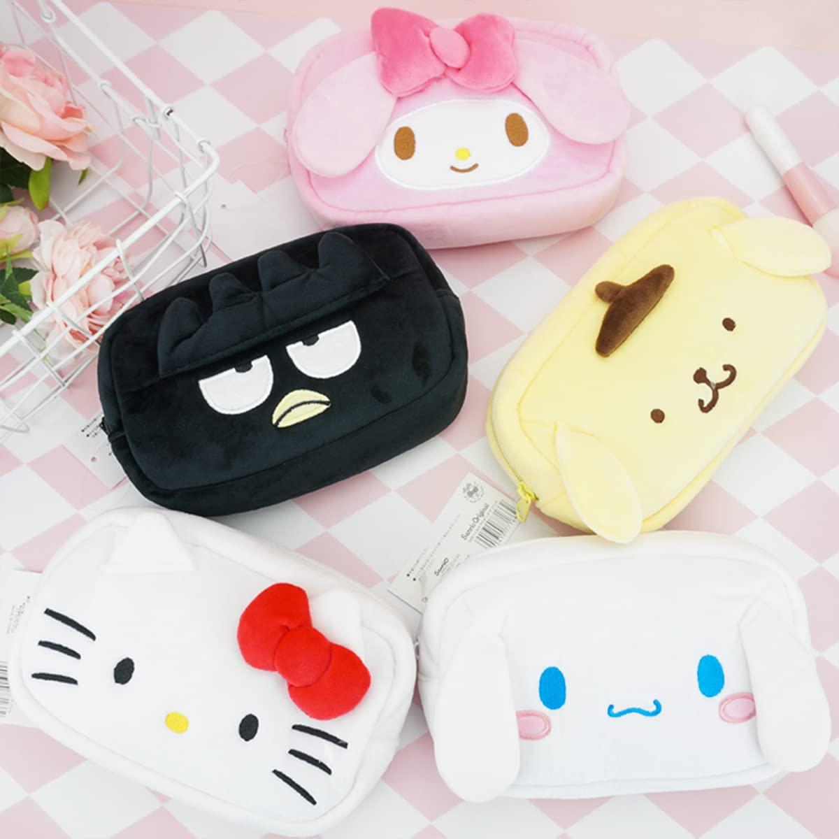 ROFOLO Cute Dog Cosmetic Bag, Cartoon Makeup Bag for Girls, Kawaii Anime Cartoon Capacity bag case for women(Pocca) - Image 4