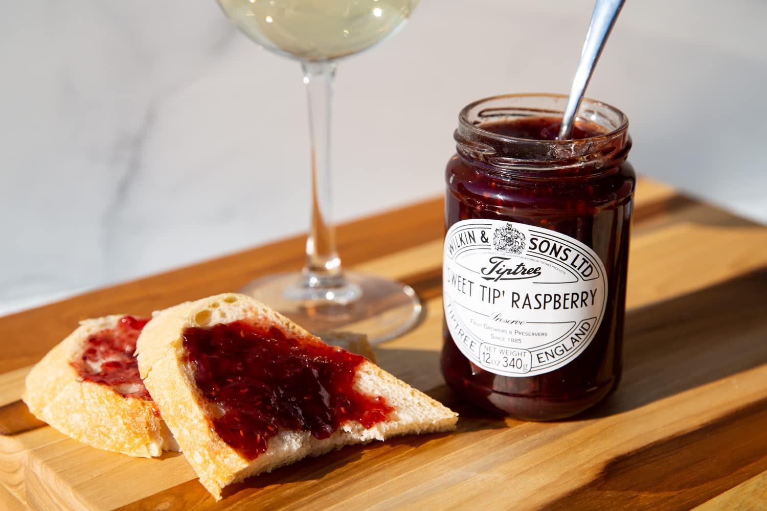 Tiptree Sweet Tip Raspberry Preserve, 12 Ounce Jar - Image 2