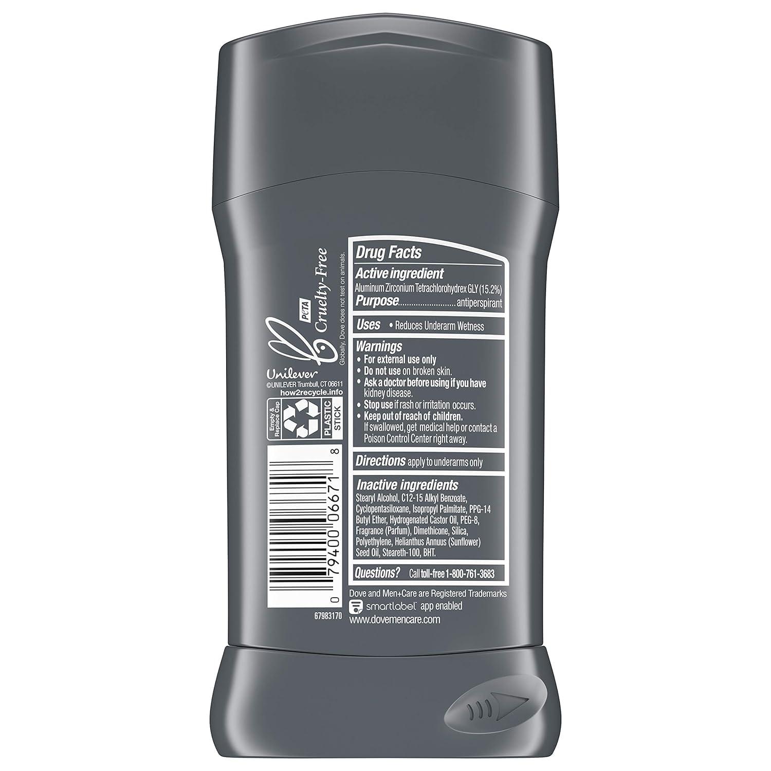 Dove Men+Care Antiperspirant Deodorant Stick Clean Comfort 2.7 oz (Pack of 12) - Image 2
