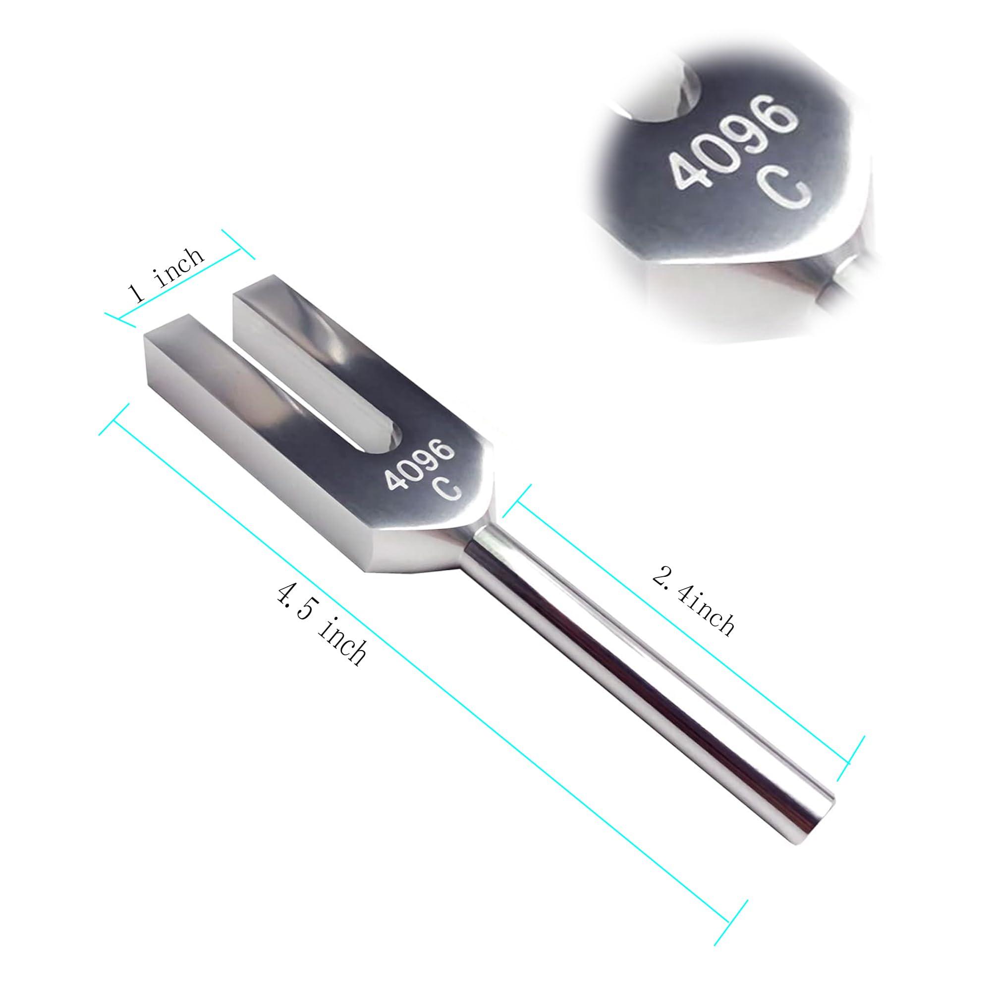 LeSage 4096hz Tuning Fork with Hammer for Healing, Medical-Grade Tuning Fork with Hammer Weight and Durability - Image 2