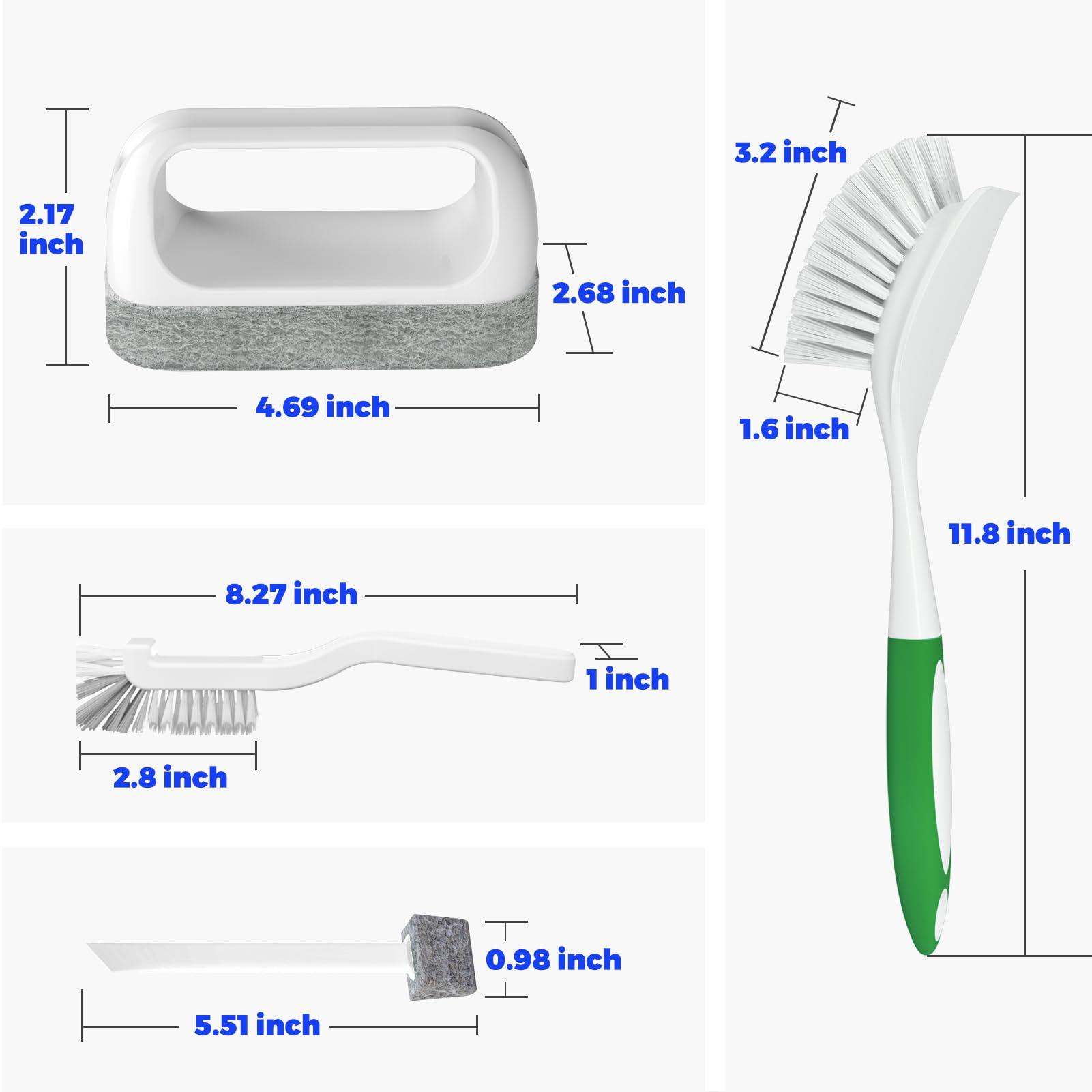 Holikme 5Pack Kitchen Cleaning Brush, Green - Image 2