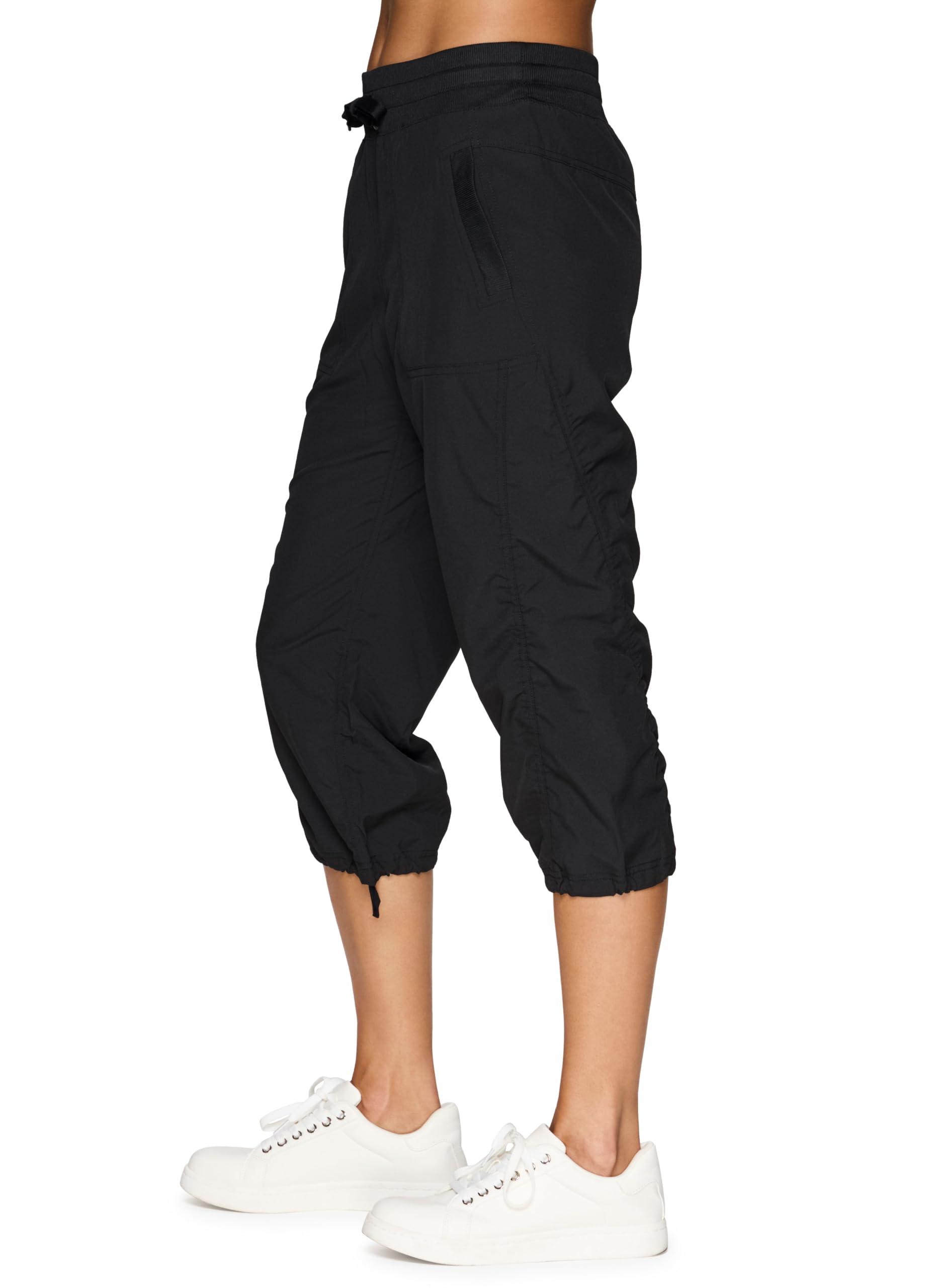 RBX Active Capri Pants for Women Joggers Stretch Lightweight Women’s Casual Pant Capri with Drawstring - Image 4