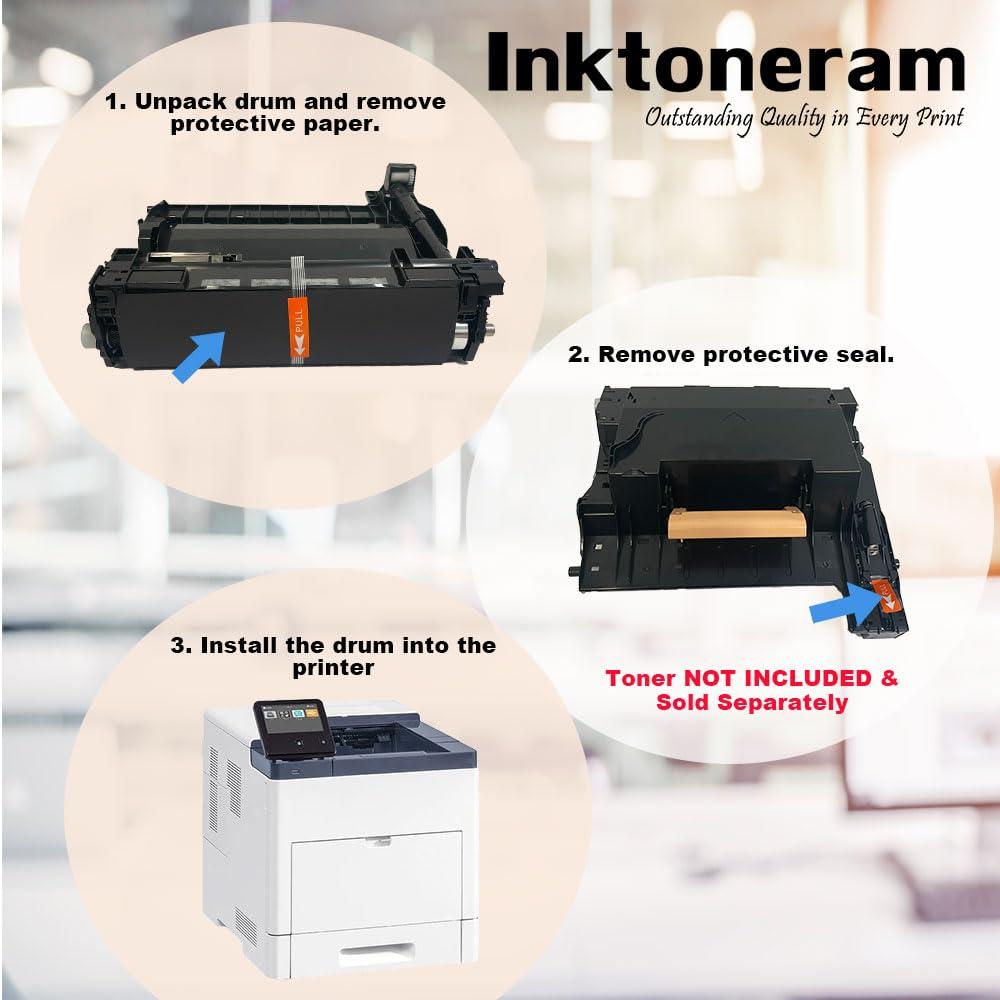Inktoneram B600 B605 B610 B615 Remanufactured Drum Unit Replacement for Xerox VersaLink B600 B605 B610 B615 B600 B605 B610 B615 101R00582 (Drum) - Image 5