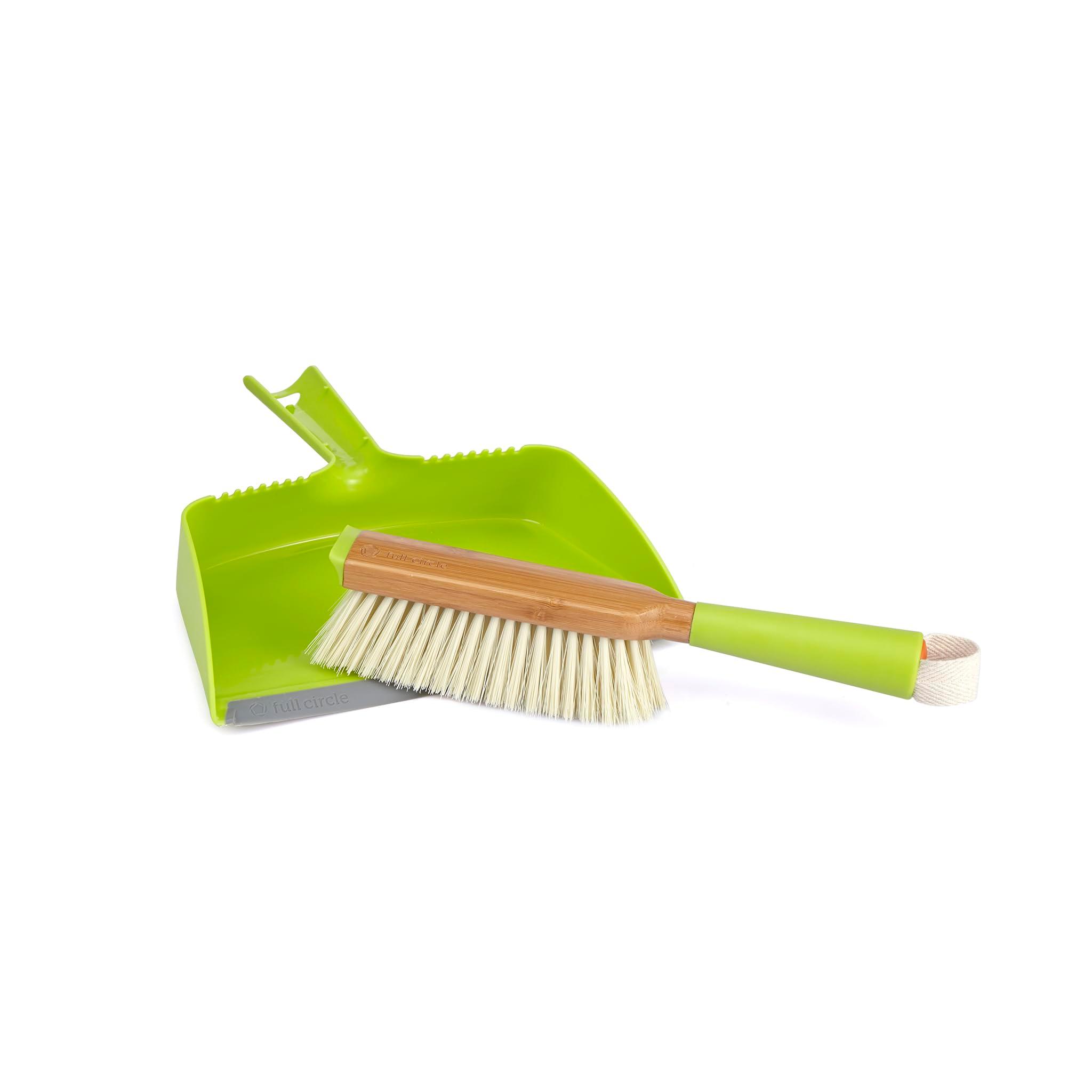 Full Circle Clean Team Brush & Dustpan Set, Green - Image 4