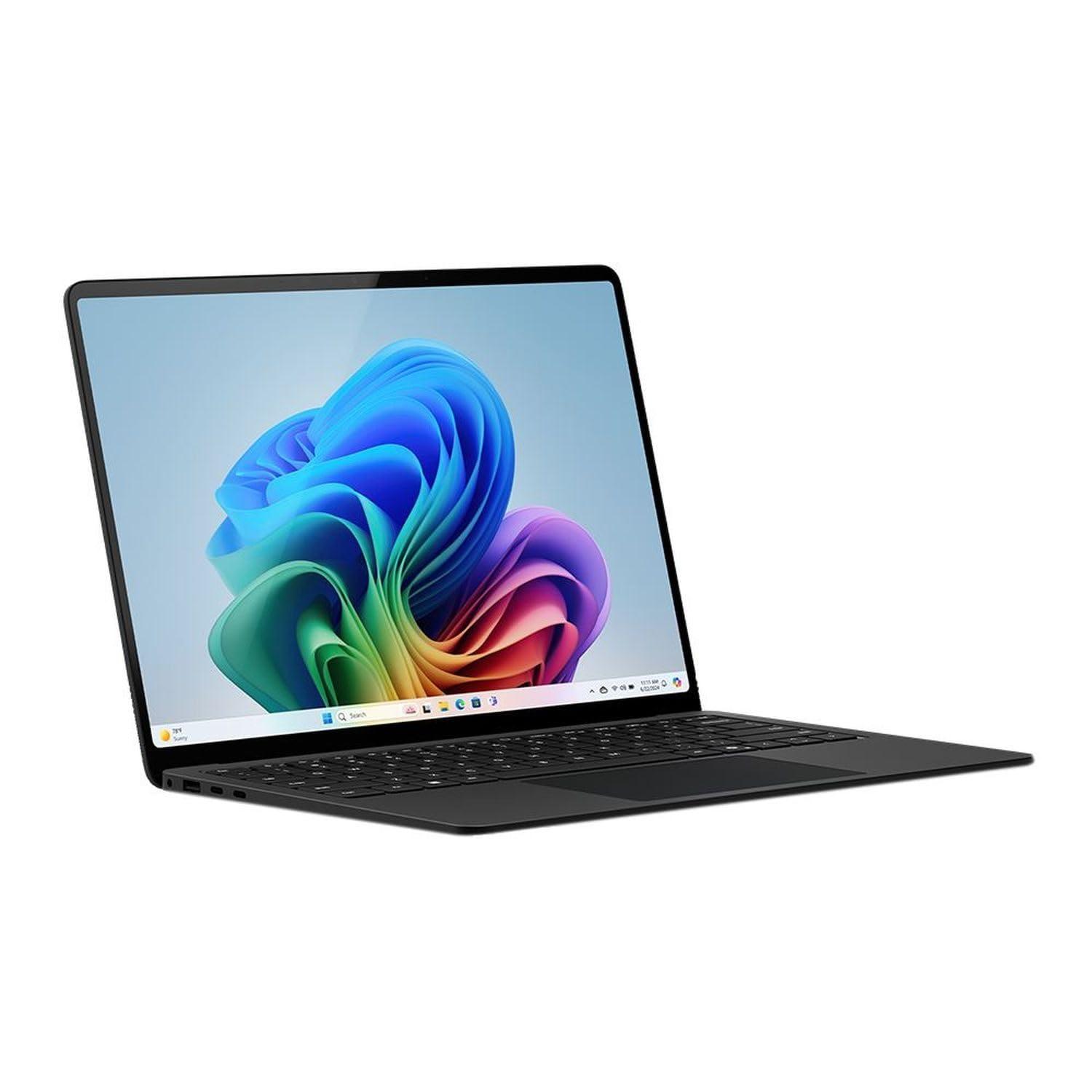 Microsoft Surface Laptop (2024), Windows 11 Copilot+ PC, 13.8" Touchscreen Display, Snapdragon X Elite (12 core), 16GB RAM, 512GB SSD Storage, Black