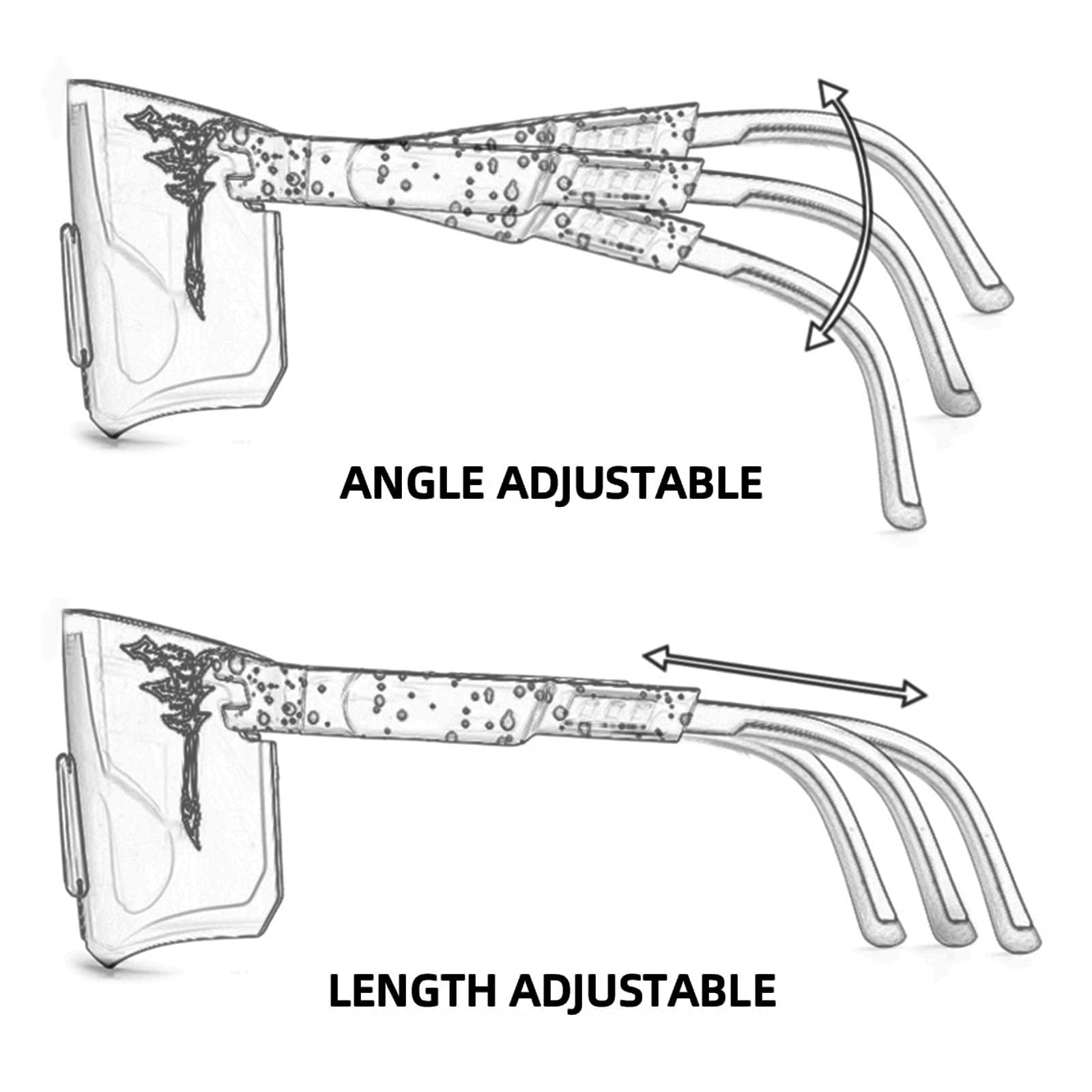 ACEXPNM Two Sizes Baseball Sunglasses For Adults and Youth Boys Girls Kids UV400 Men Women Outdoor Sports Sun Glasses - Image 6