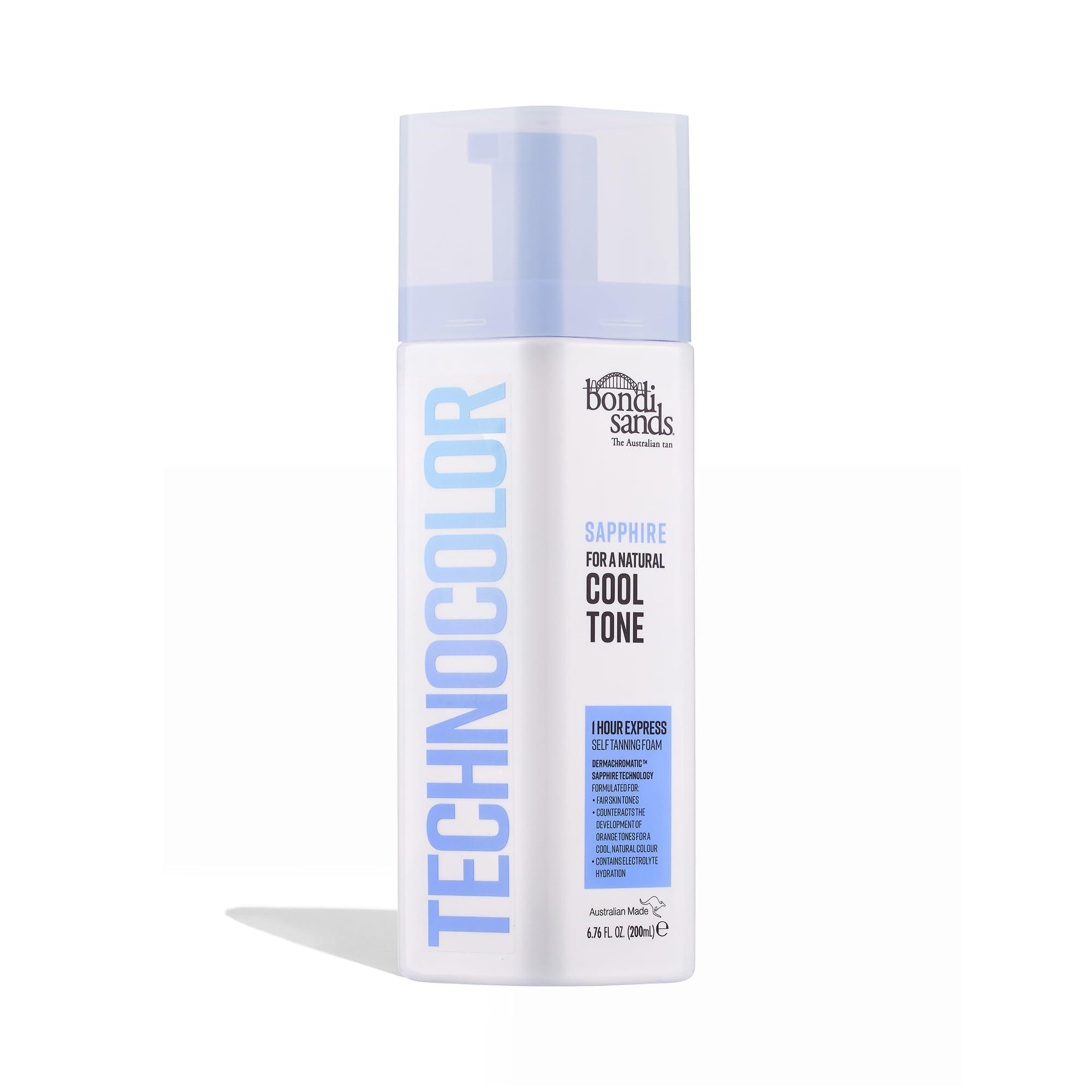 Bondi Sands Technocolor 1 Hour Express Self Tanning Foam, Innovative Formula, Hydrates for Natural Enhanced Skin Results, Available in 4 Shades