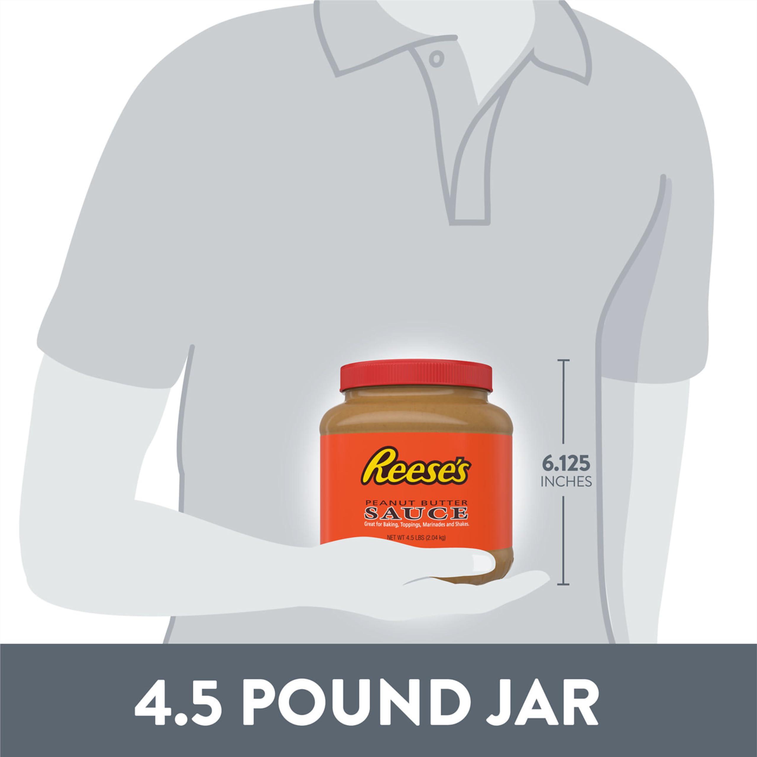 REESE'S Peanut Butter Sauce Bulk Jar, 4.5 lb - Image 7