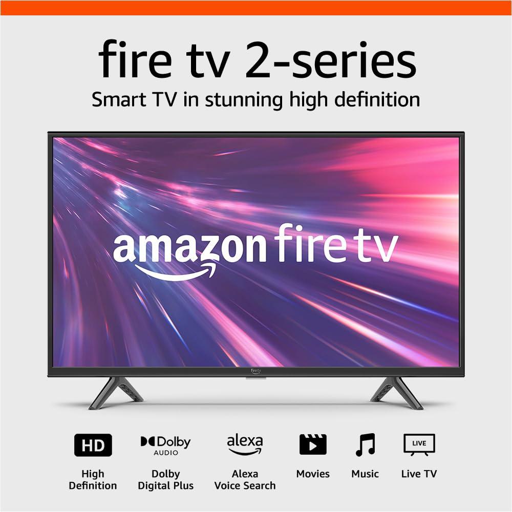 Like-New Amazon Fire TV 32" 2-Series (newest model), HD smart TV with Fire TV Alexa Voice Remote, stream live TV without cable - Image 7