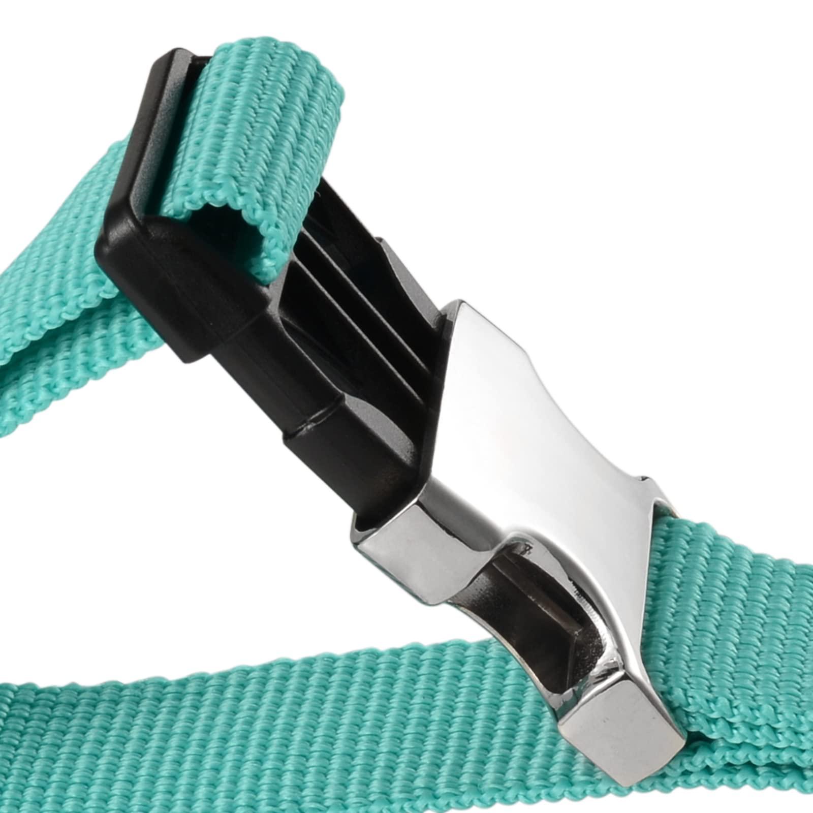 2PCS Heavy Duty Add a Bag Luggage Strap Jacket Gripper,Carry-on Baggage Suitcase Straps Belts Travel Accessories-Cyan - Image 3