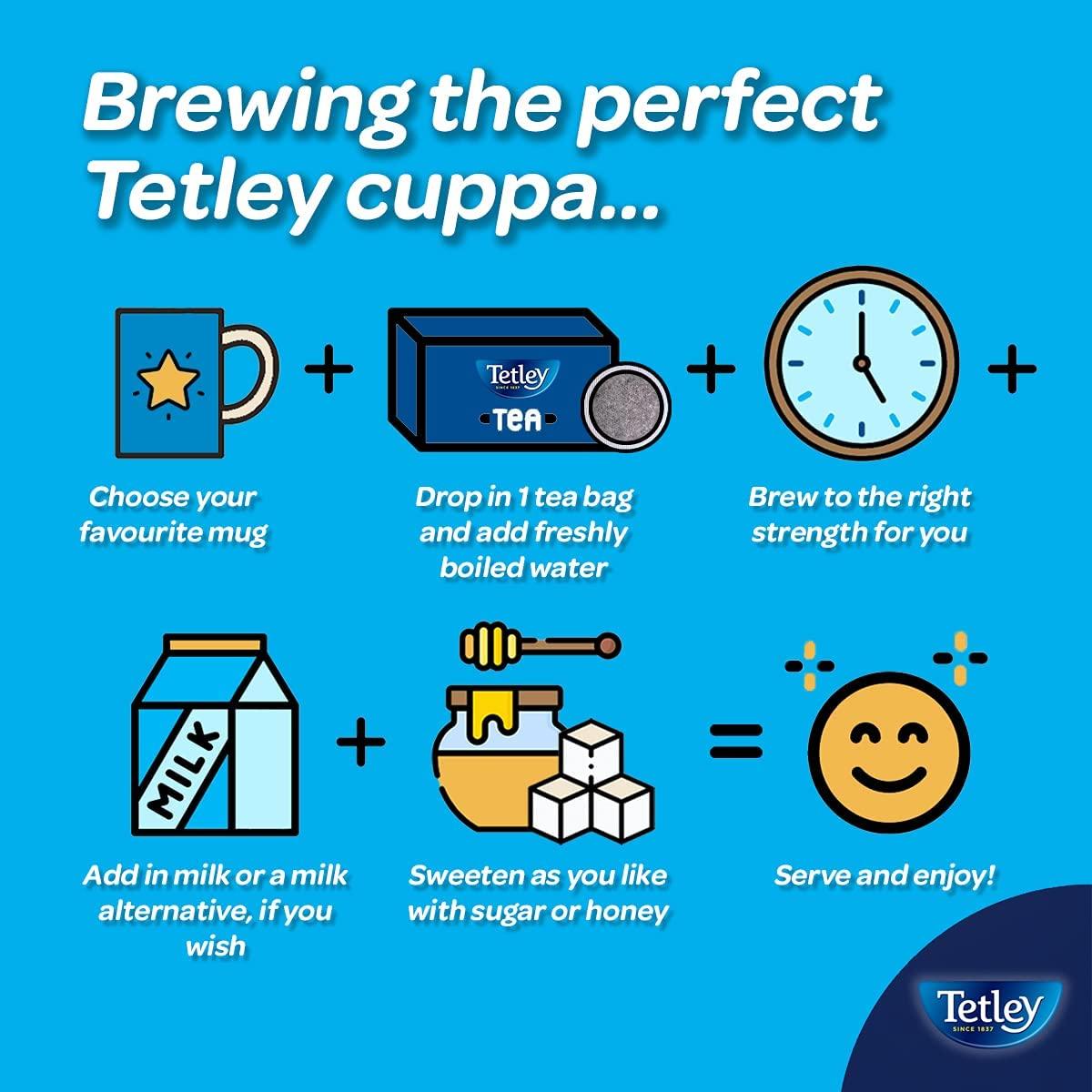 Tetley Decaf Tea Bags 80ct - Image 7