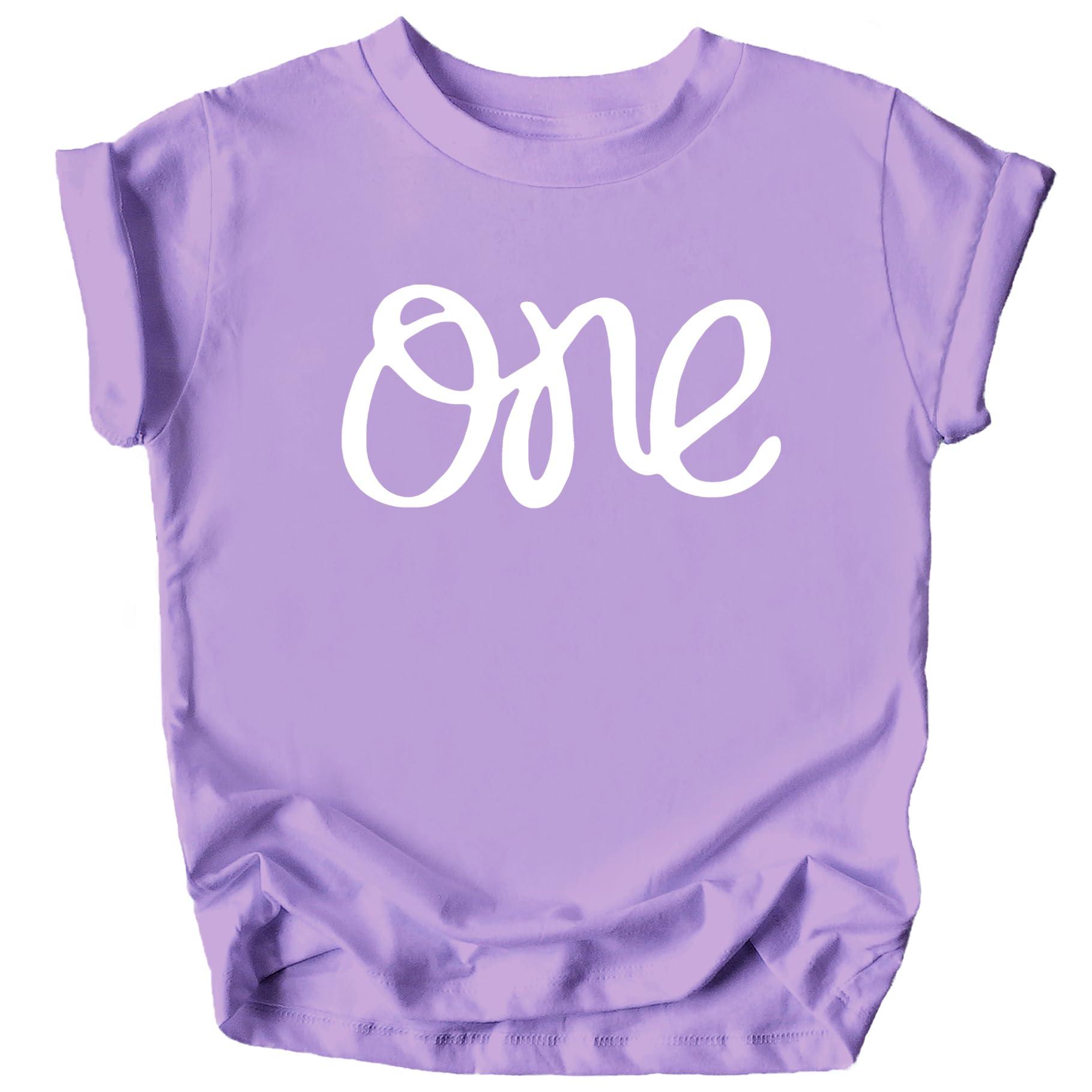 One 1st Birthday Shirt for Baby Girls First Birthday Outfit