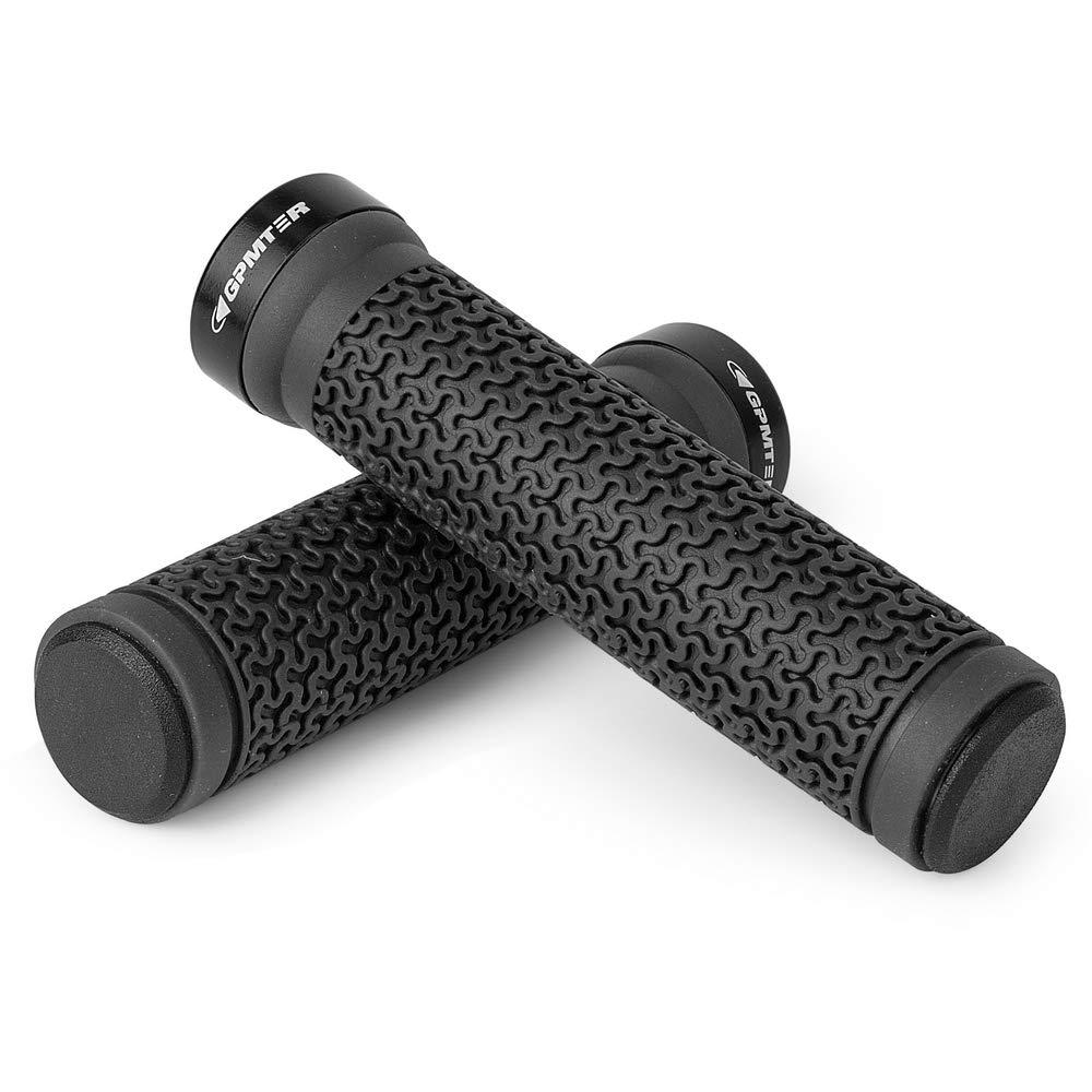 GPMTER Bike Handlebar Grips, Single Lock on Bicycle Handle Bar, for BMX, Mountain, MTB, Beach Cruiser, Scooter, Folding Bike, Soft Non-Slip-Rubber Hand Grip Comfortable Ergonomic - Image 6