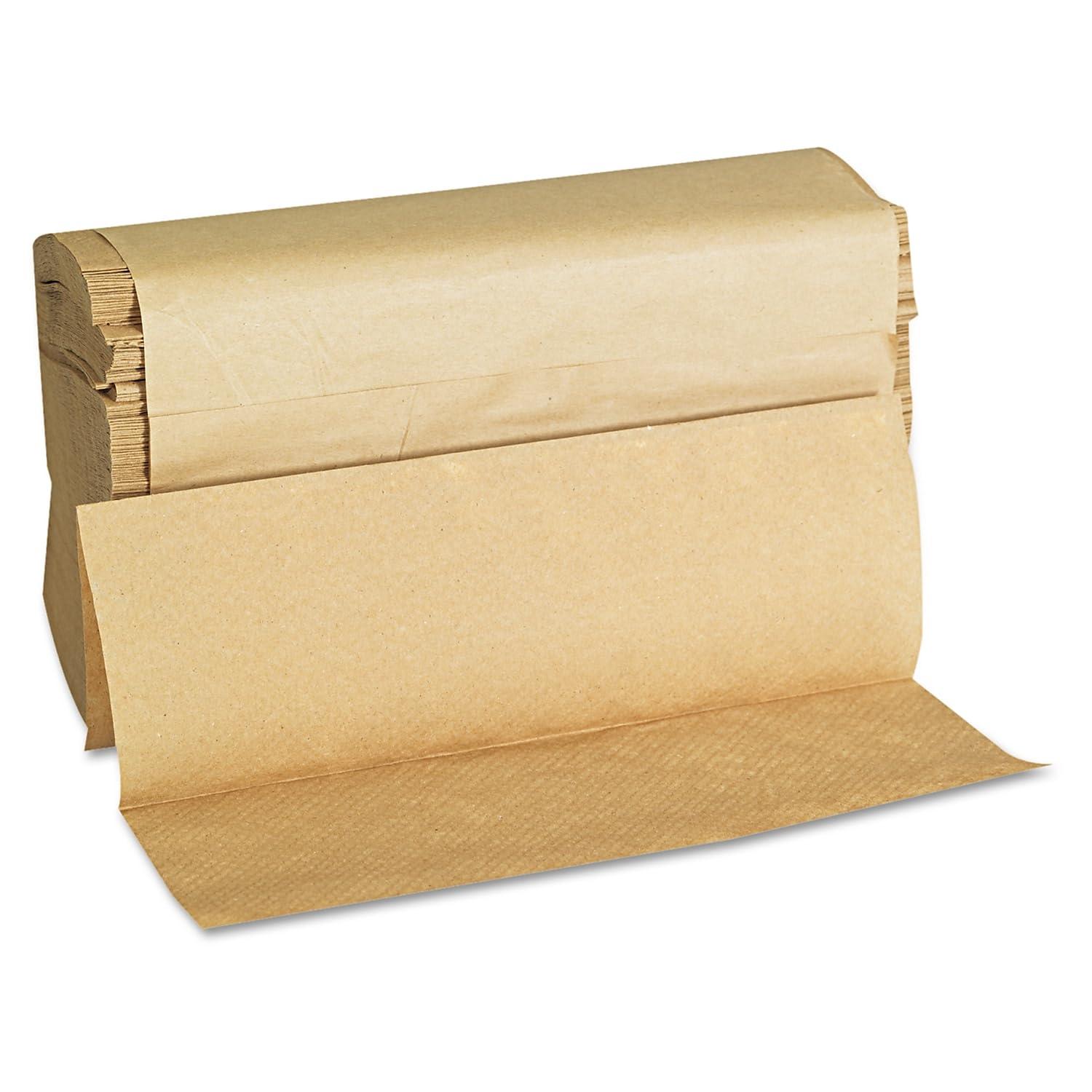 GEN 1508 Folded Paper Towels, Multifold, 9 x 9 9/20, Natural, 250 Towels per Pack (Case of 16 Packs) - Image 3
