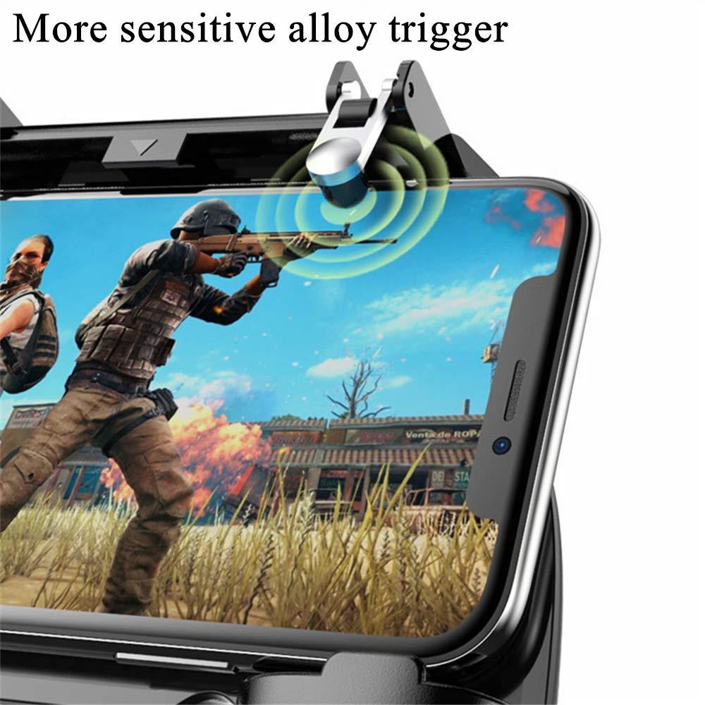 COOBILE Mobile Game Controller for PUBG Mobile Controller L1R1 Mobile Game Trigger Joystick Gamepad for iOS & Android Phone(W10 update) - Image 8