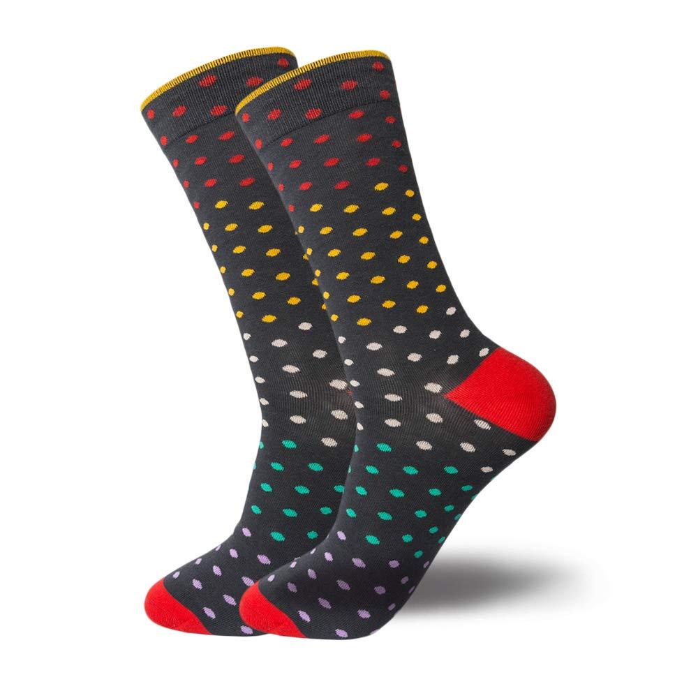 HHX YONLEE Dress Socks 5/6/10 Pairs Crew Argyle Colorful Cotton Novelty Casual Happy Fun - Image 5