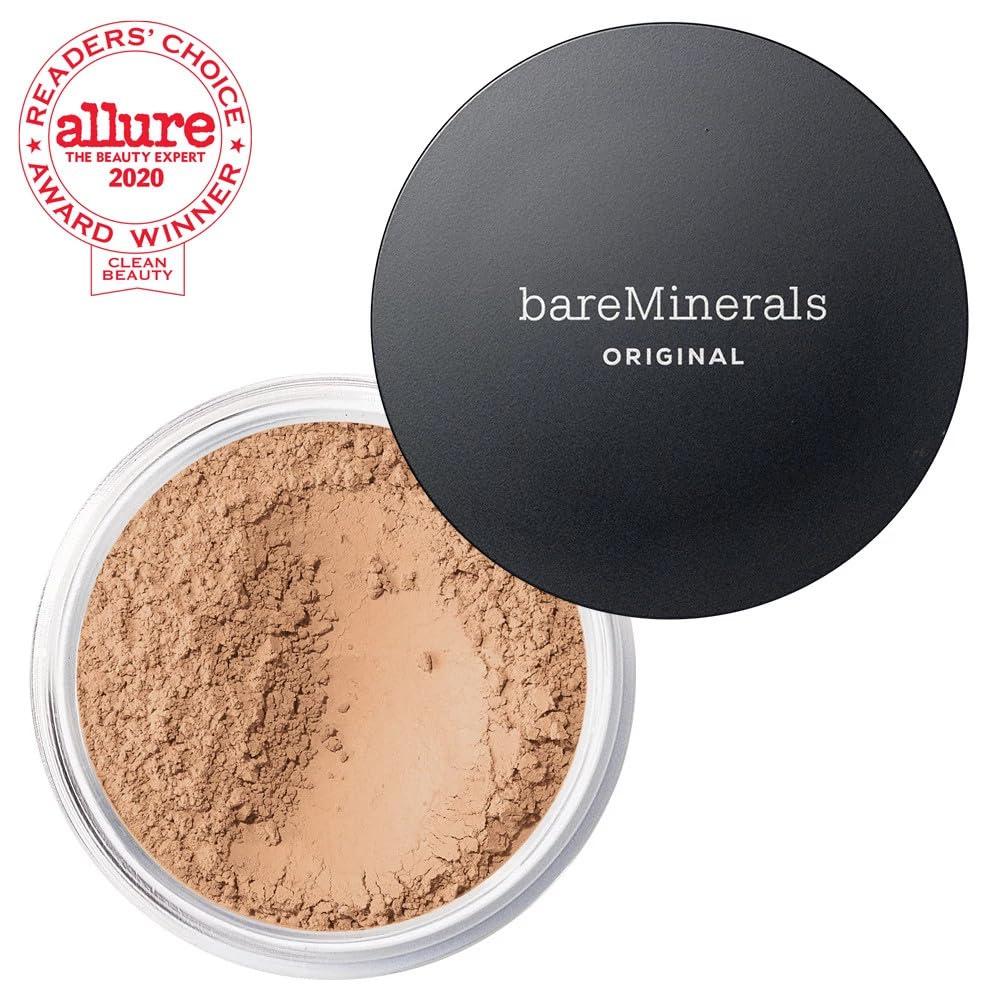 bareMinerals Original Loose Powder Foundation SPF 15, Lightweight Mineral Loose Powder Foundation Makeup, Buildable Coverage, Talc Free, Vegan - Image 7