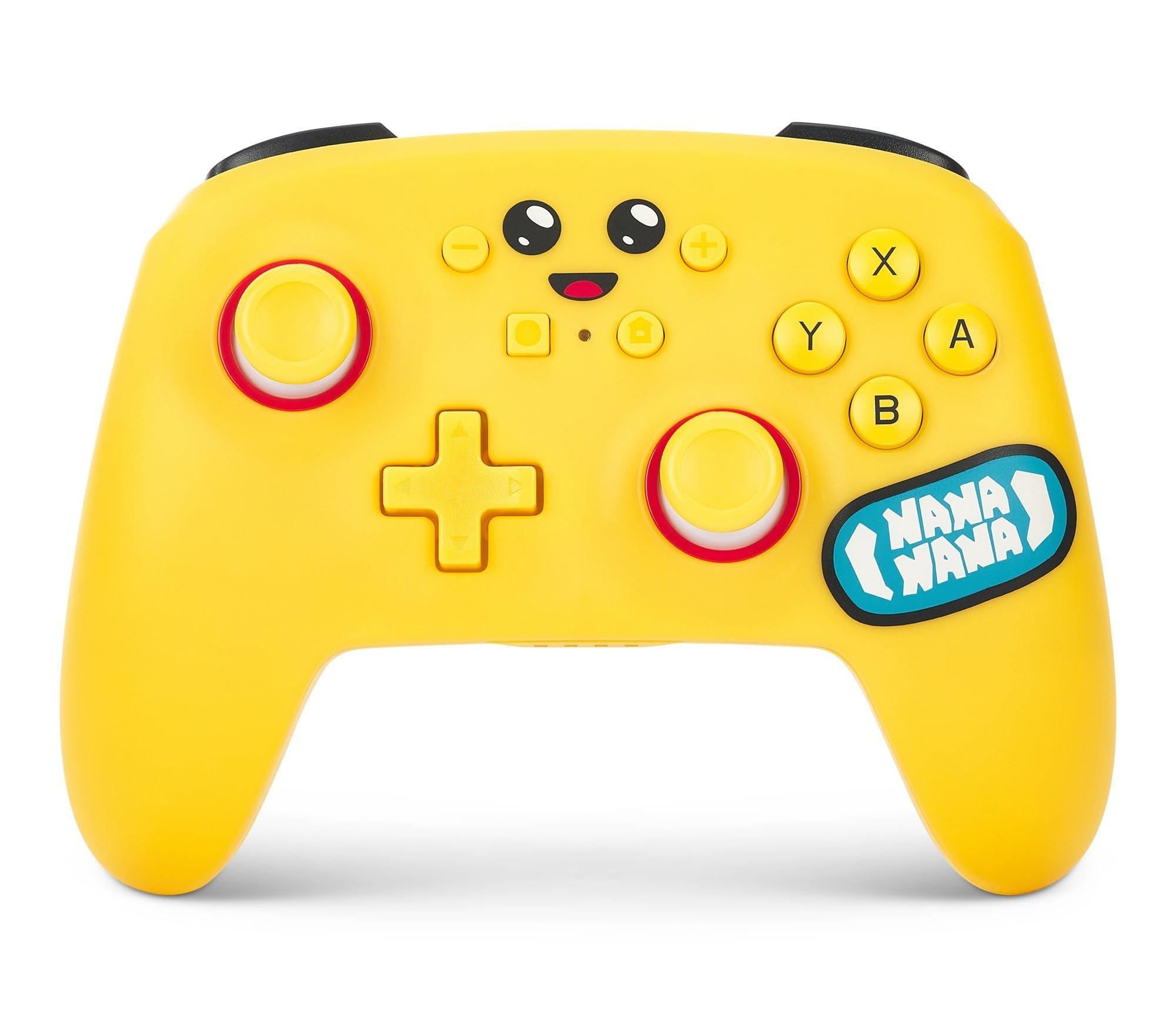 PowerA Enhanced Wireless Controller for Nintendo Switch – Fortnite Peely, Nintendo Switch - OLED Model, Nintendo Switch Lite, Gamepad, game controller, Bluetooth controller, Officially Licensed, Bonus Virtual Item Included.