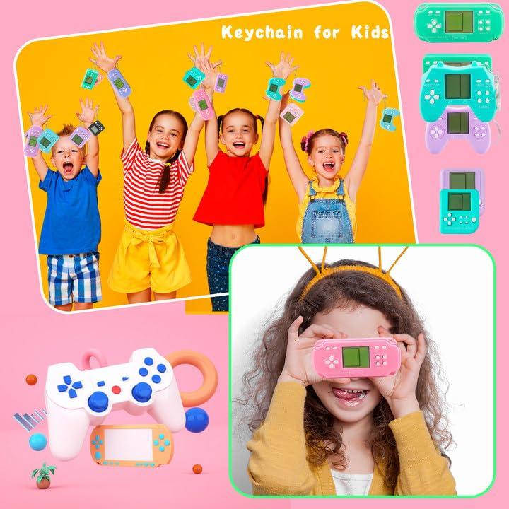 Conagel 18 Pack Mini Video Game Keychain Small Gamepads Keychains for Video Game Party Favors Birthday School Party Gifts - Image 7