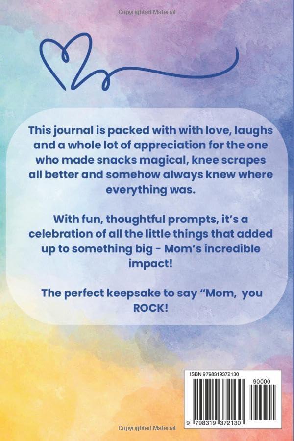 Mom, You ROCK!: 75 Reasons Why I Love You Mom! A Guided Fill in the Blank Journal - Image 2
