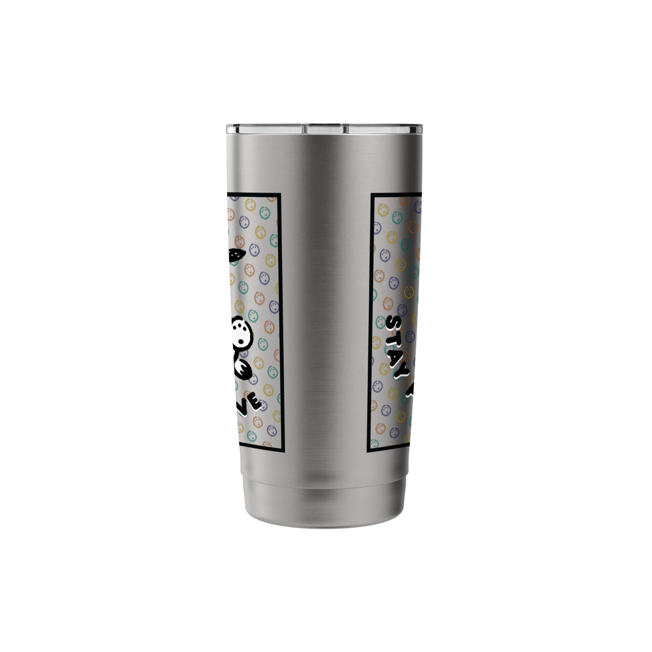 Pochacco Stay Paw-sitive Positive Good Energy Fun Vibes Stainless Steel Insulated Tumbler - Image 3