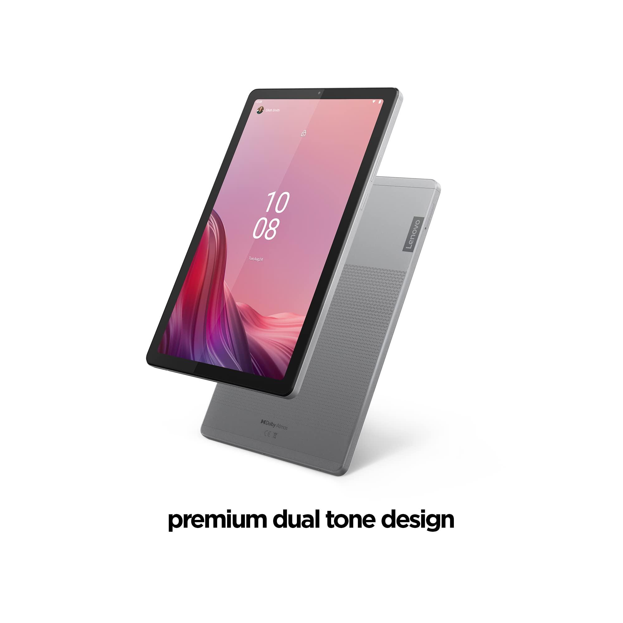 Lenovo Tab M9-2023 - Tablet - Long Battery Life - 9" HD - Front 2MP & Rear 8MP Camera - 3GB Memory - 32GB Storage - Android 12 or Later - Folio Case Included,Gray - Image 2