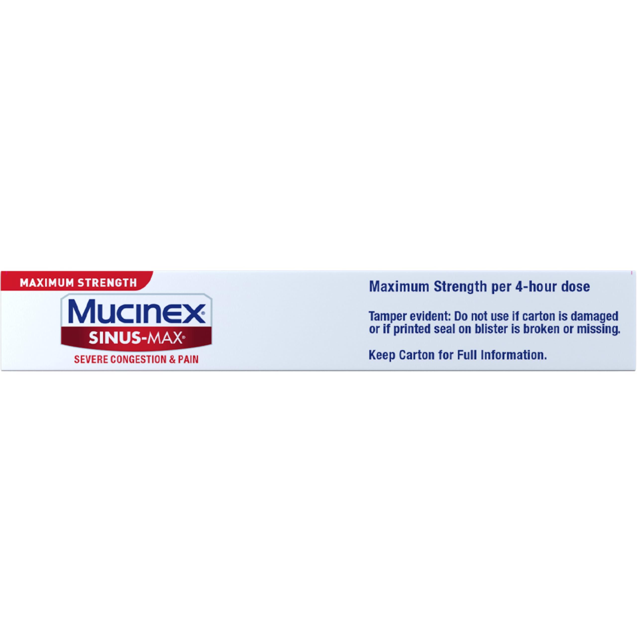 Mucinex Sinus-Max Severe Congestion Relief Caplets, 20 Count - Image 13