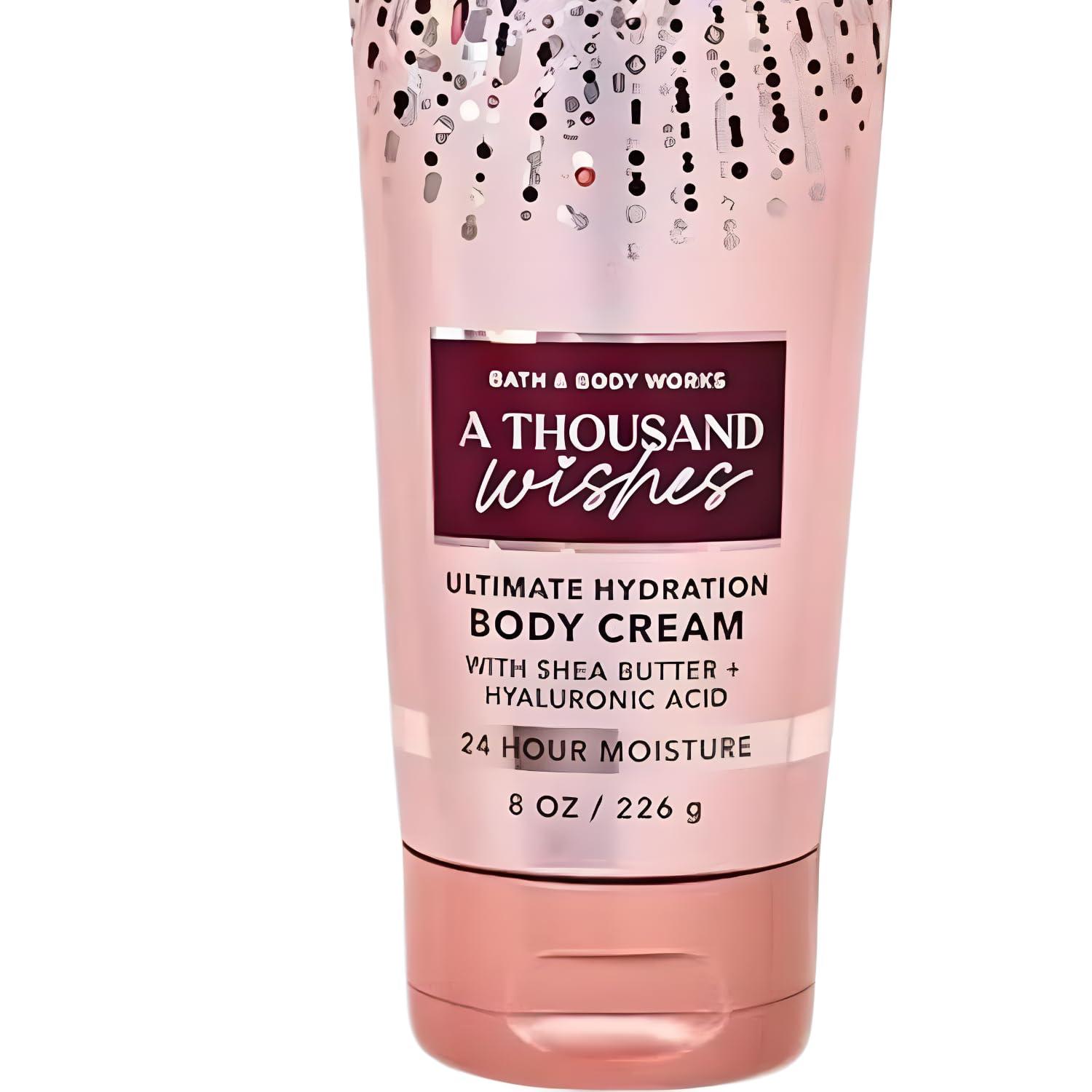 Bath & Body Works A Thousand Wishes Ultimate Hydration Body Cream, 8 Ounce - Image 3