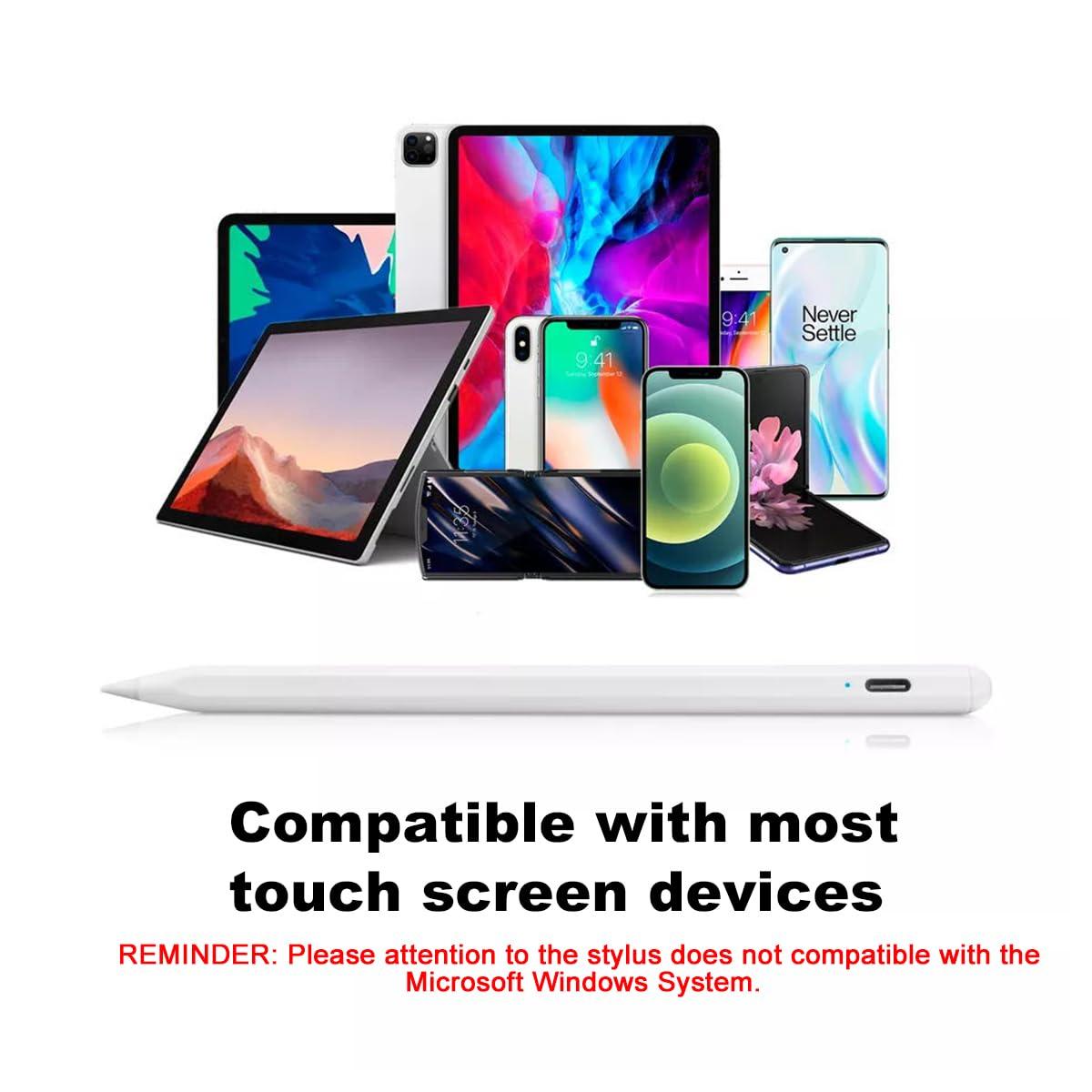 EFAITHFIX Stylus Pen for Touch Screens with Magnetic Design Rechargeable Universal Active Stylus Pen Compatible with iOS/Android/Tablet/Phones/iPad pro/Mini/Air Digital Pencil for Writing and Drawing - Image 4