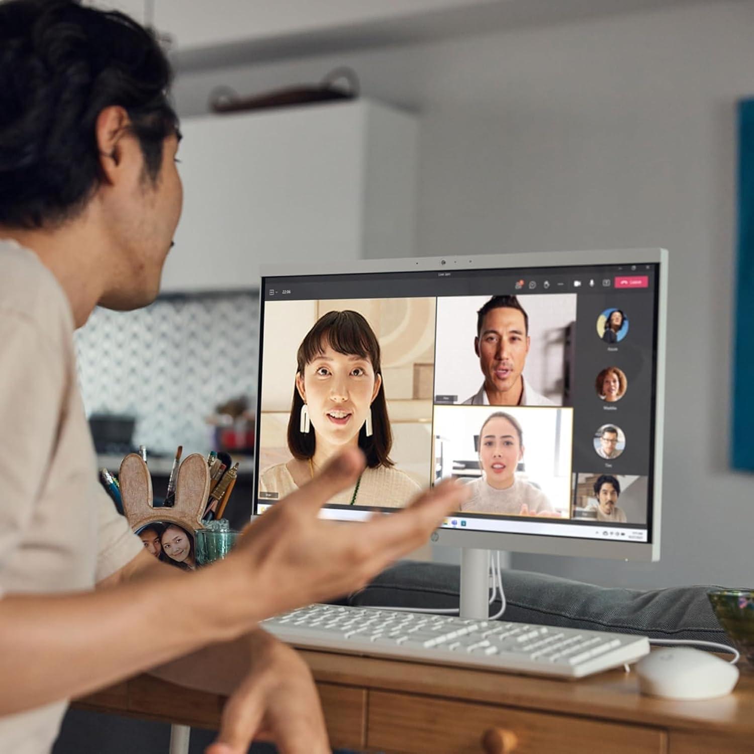 HP 22 inch All-in-One Desktop PC • The New Version and Look • Microsoft Office License Included • 32 GB RAM • 1 TB PCIe SSD • FHD Display • Intel Celeron Processor • Windows 11 Pro - Image 6